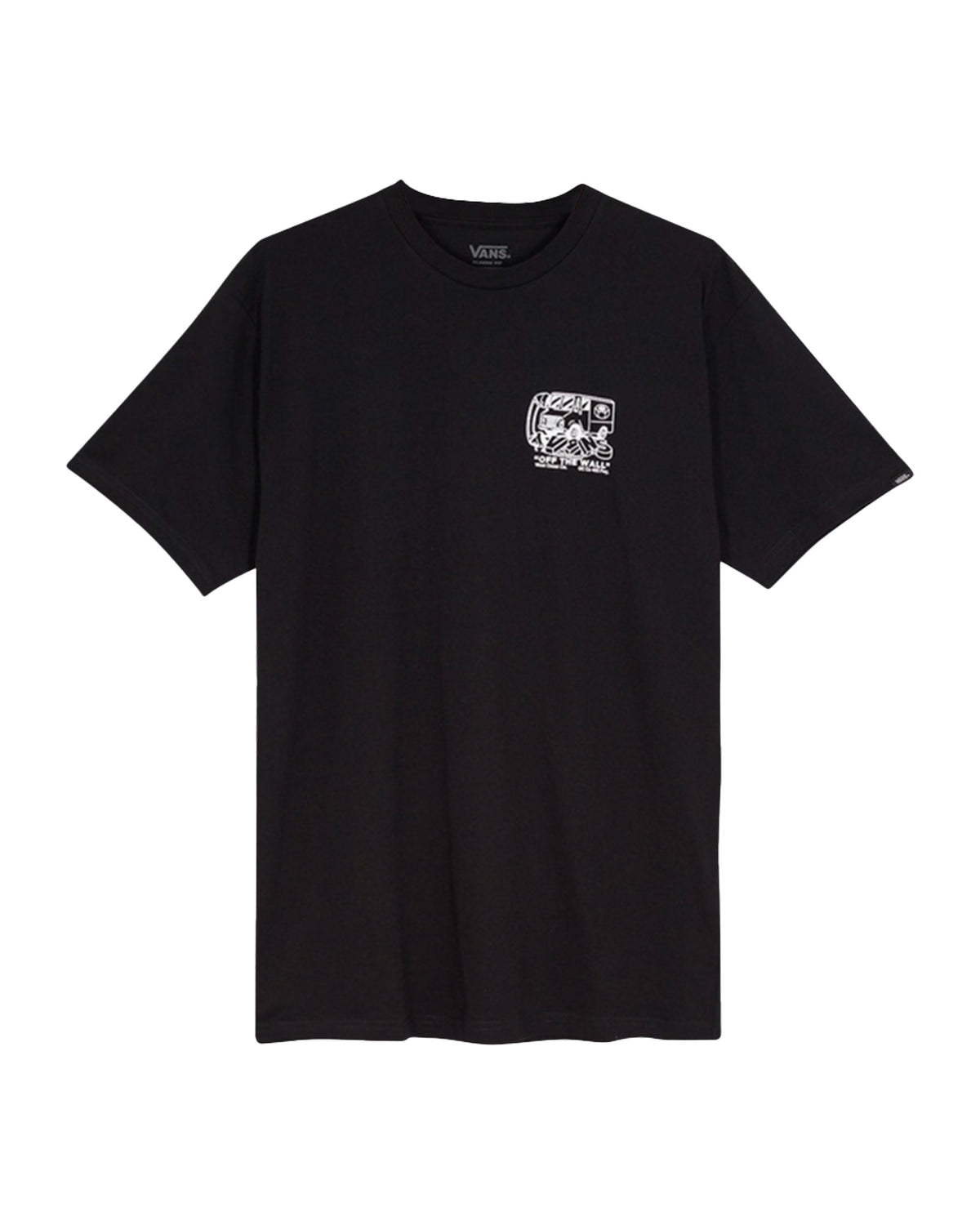T-Shirt Uomo Vans Next Stop SS Black