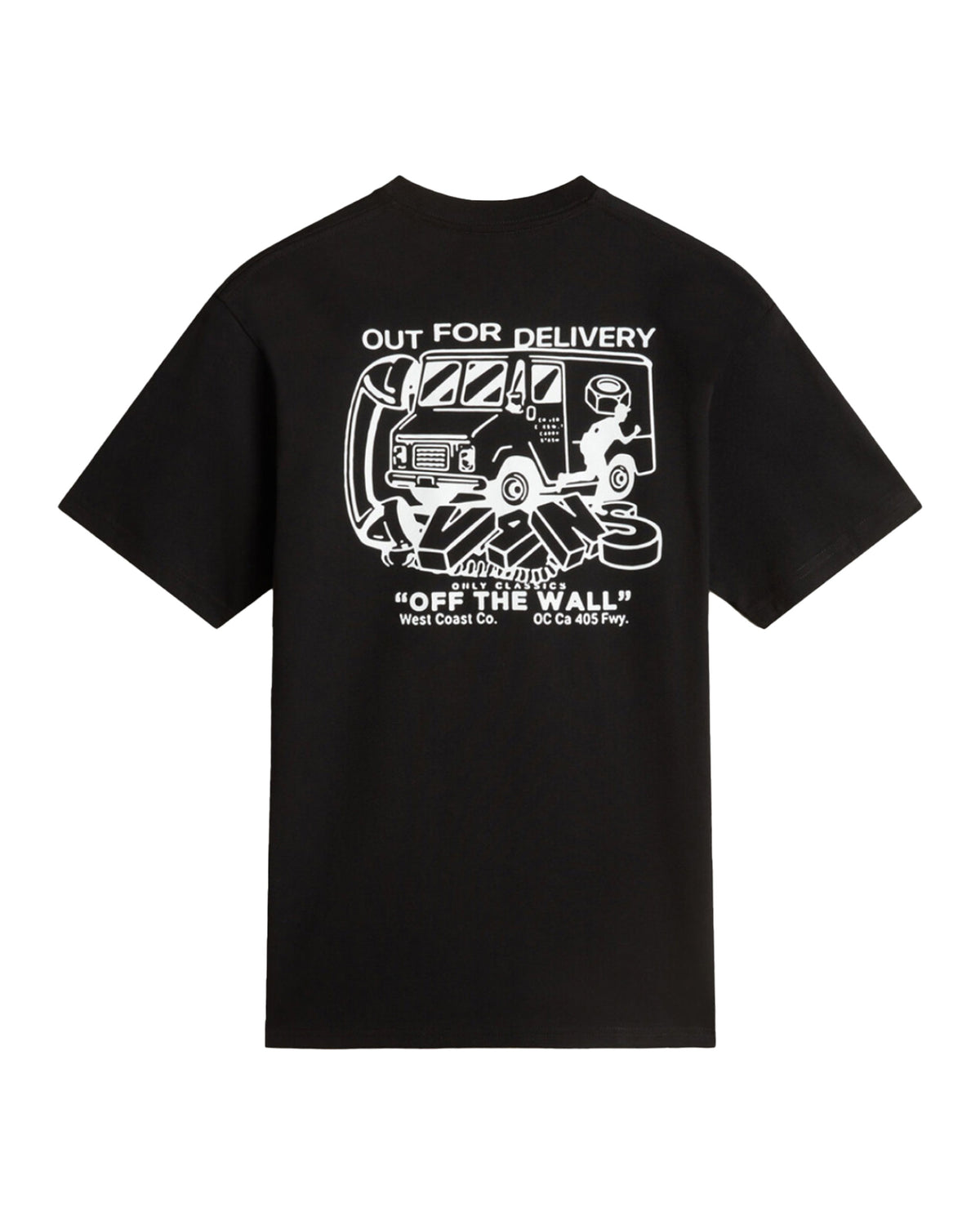 T-Shirt Uomo Vans Next Stop SS Black