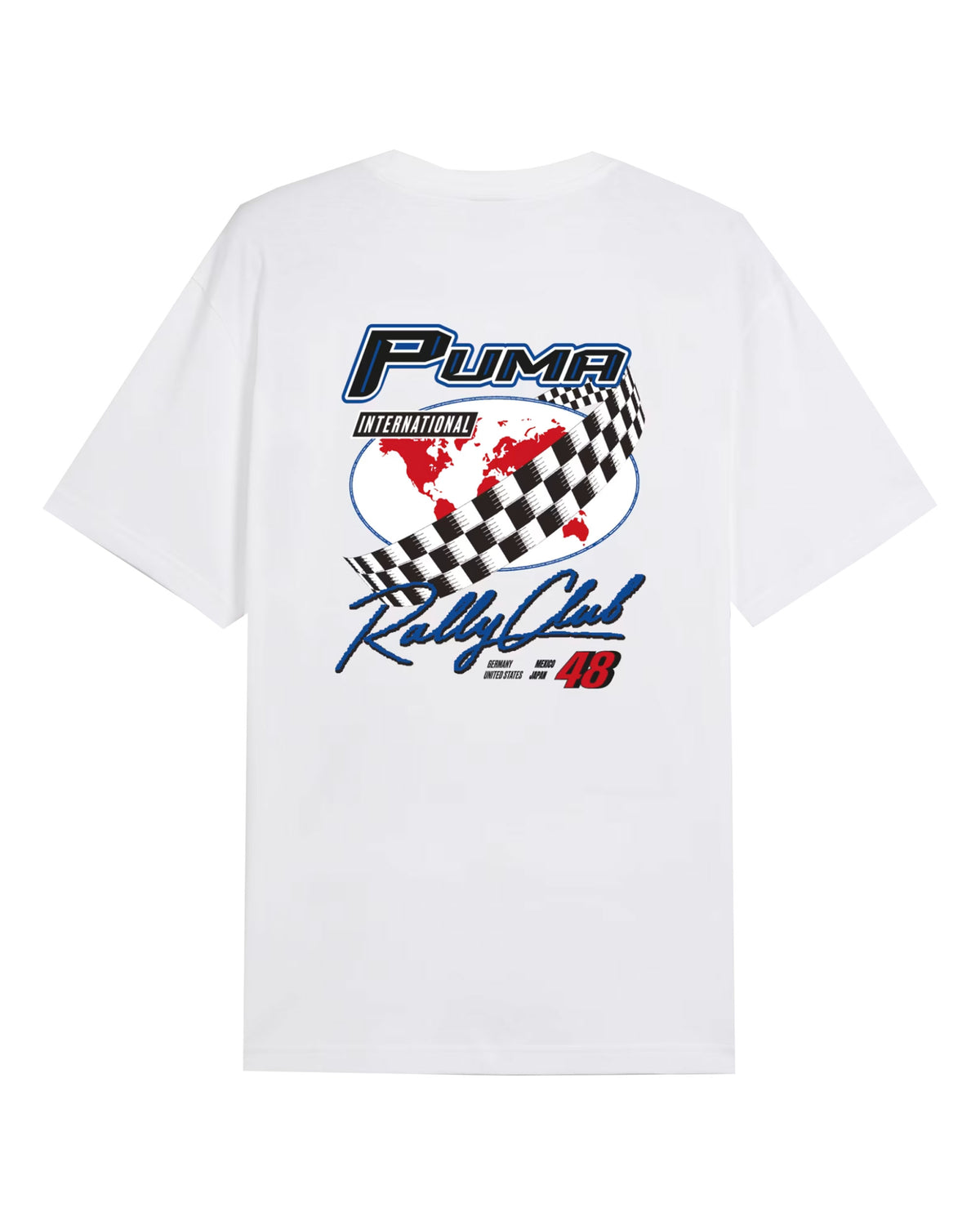 T-Shirt Uomo Puma Graphics Moto Relaxed Tee White