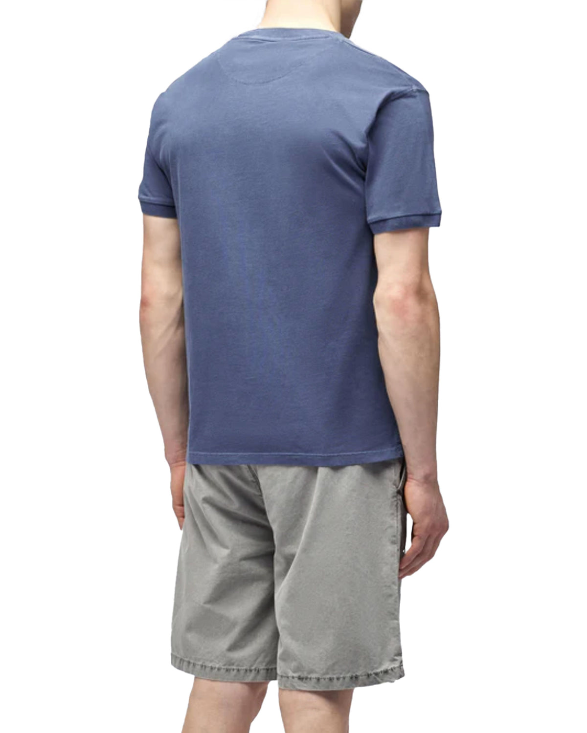 T-Shirt Uomo Sundek Stone Wash Blu