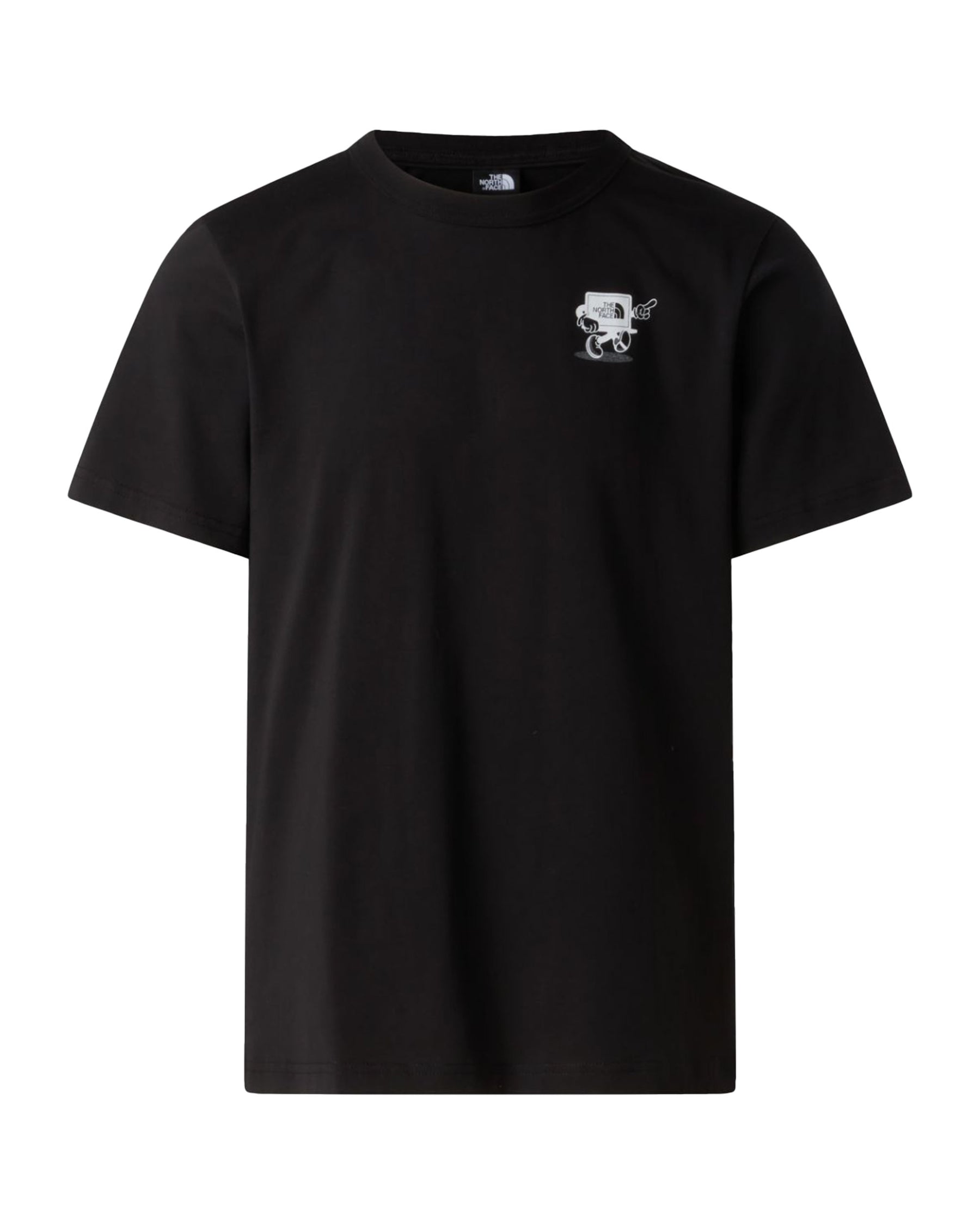 Man's Tee The North Face Cartoon Logo Relaxed Tnf Black