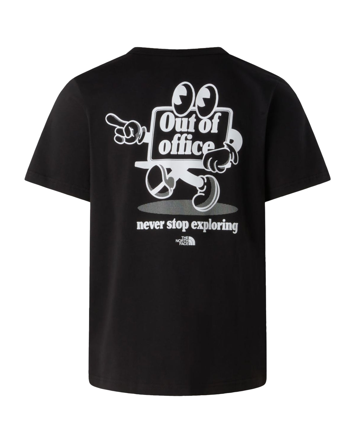 T-Shirt Uomo The North Face Cartoon Logo Relaxed Tee Tnf Black