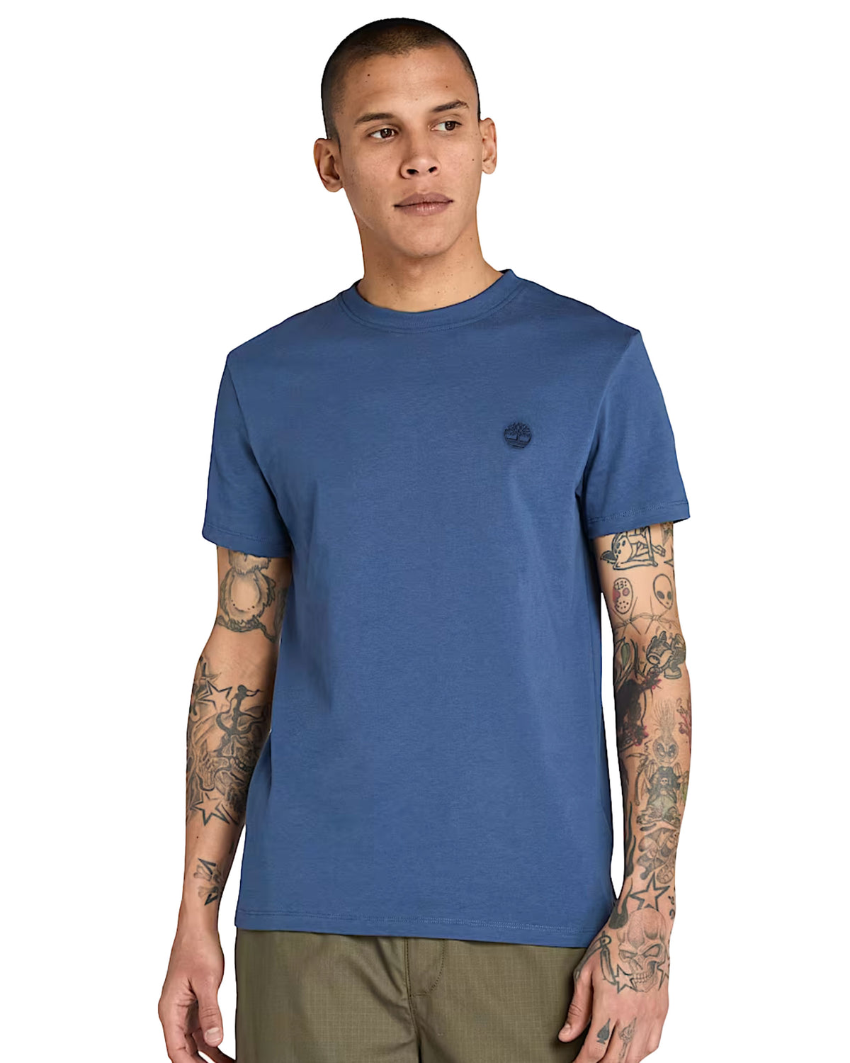 T-Shirt Uomo Timberland Dunstan River Short Sleeve Oceana Blu