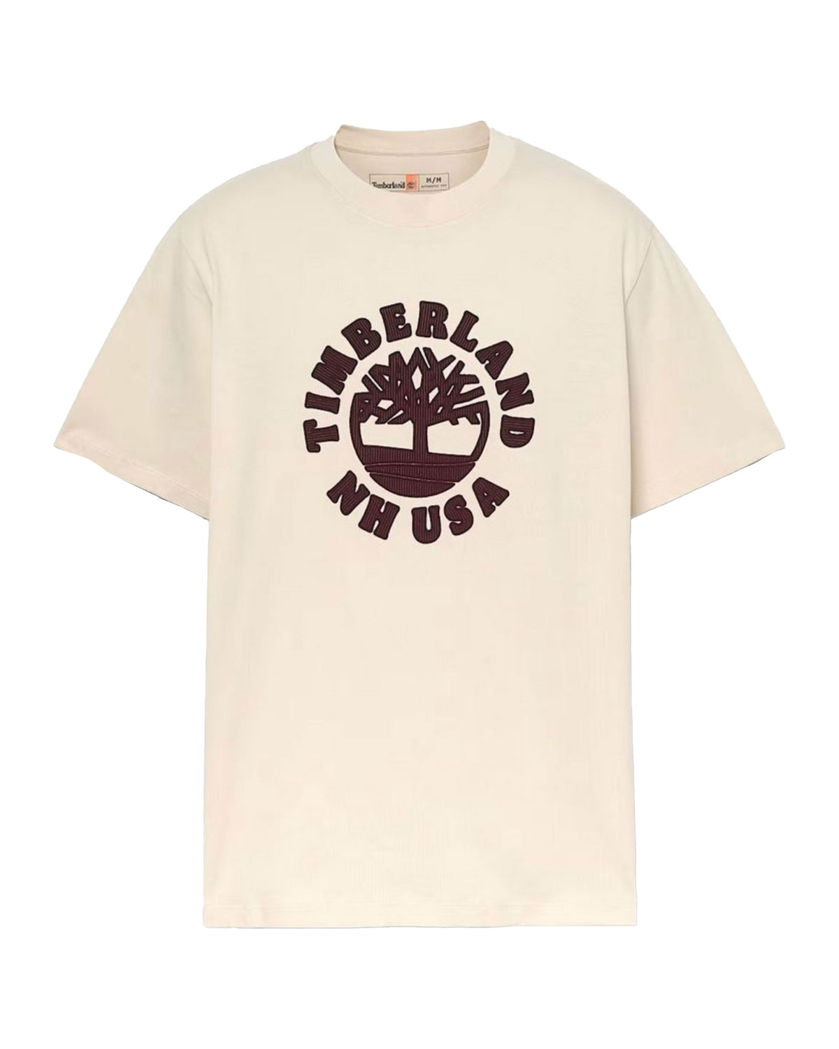 Man's Timberland Holiday Front Graphic Ss Tee Angora