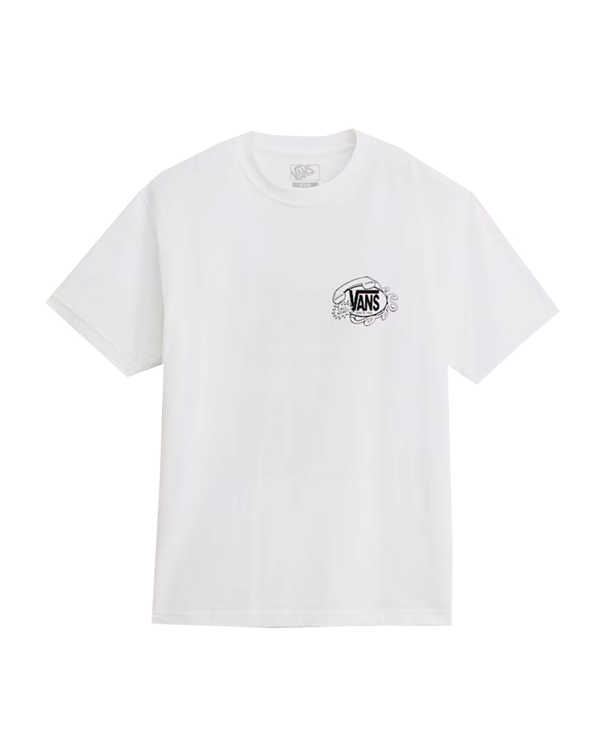 T-Shirt Uomo Vans Hot Lines Bianco