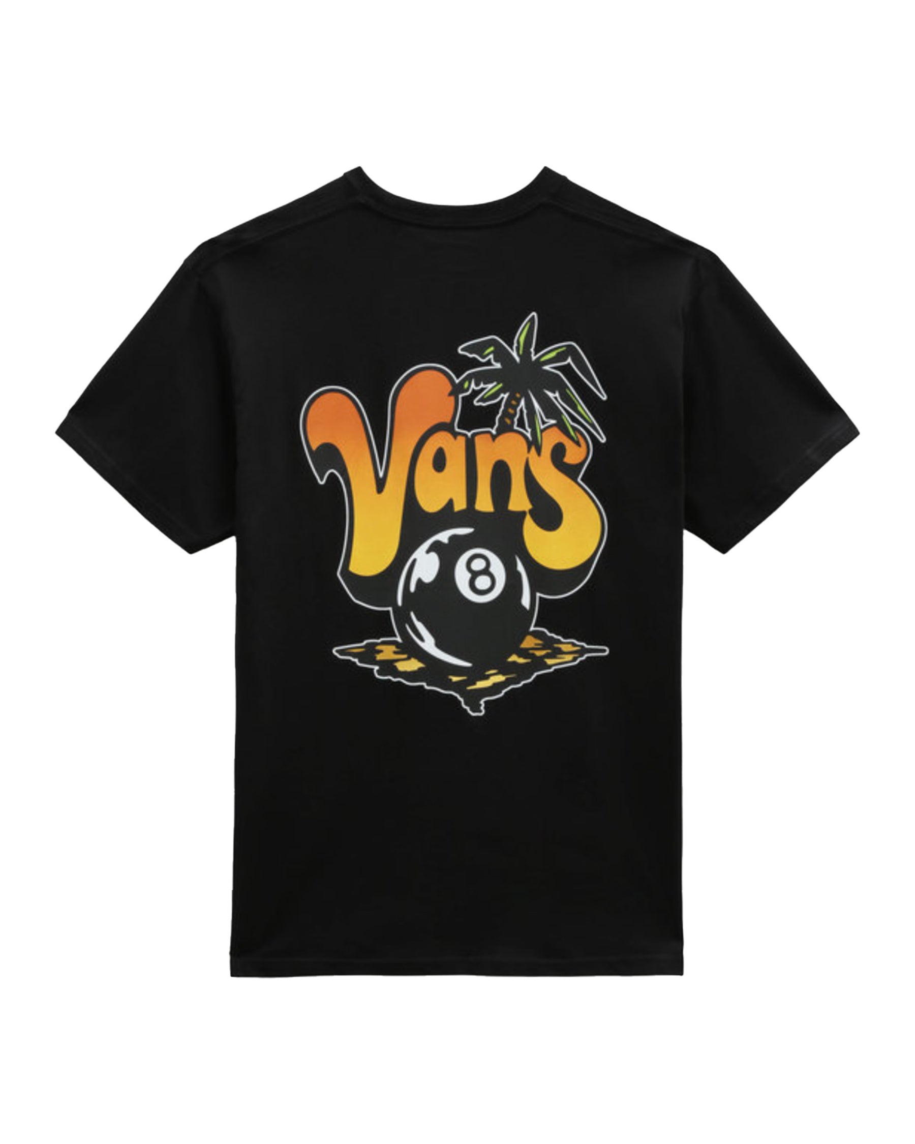 T-Shirt Uomo Vans Paradise Palm SS Nero