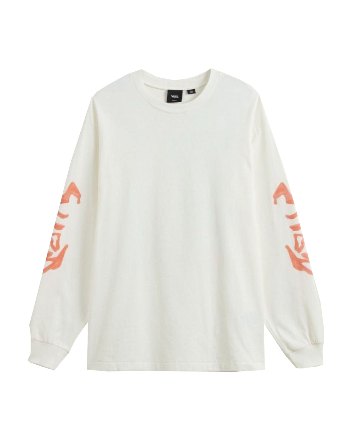 T-Shirt Uomo Vans Raw Instinct Ls Mountain Essentials Marshmallow
