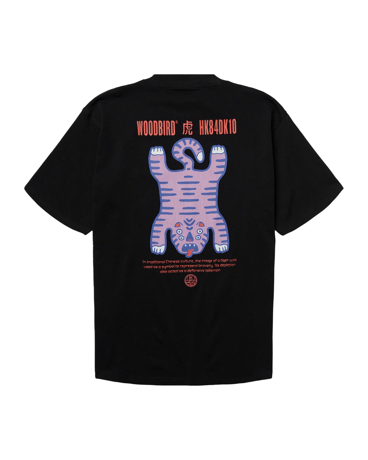 T-Shirt Uomo Woodbird WBBaine Tiger Tee Black