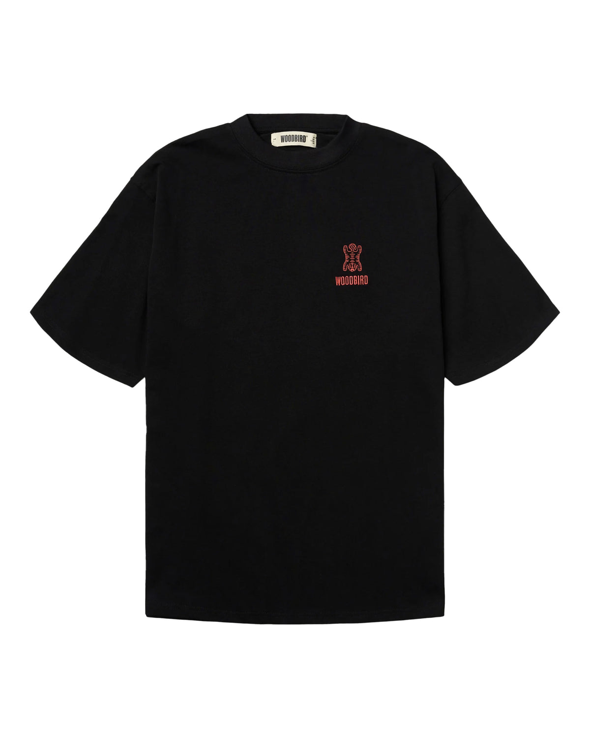 T-Shirt Uomo Woodbird WBBaine Tiger Tee Black