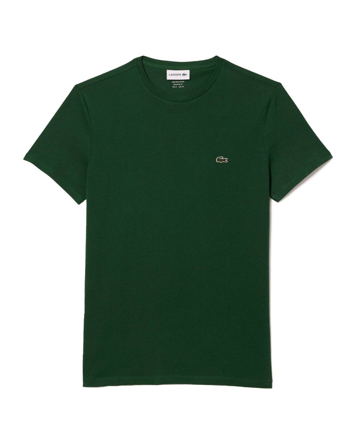 T-Shirt Uomo Lacoste Pima Verde