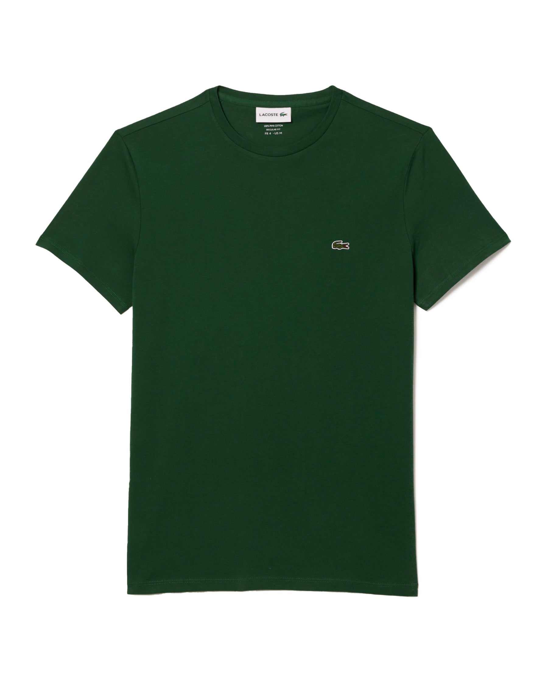T-Shirt Uomo Lacoste Pima Verde