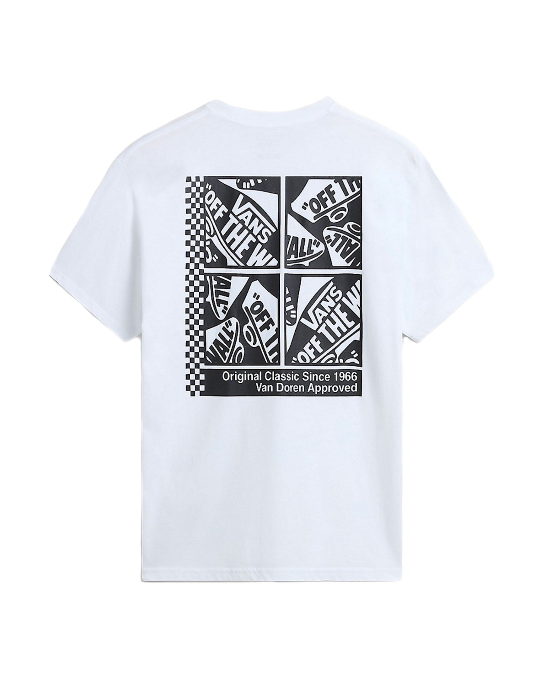 T-Shirt Vans Tech Box SS Tee Bianco