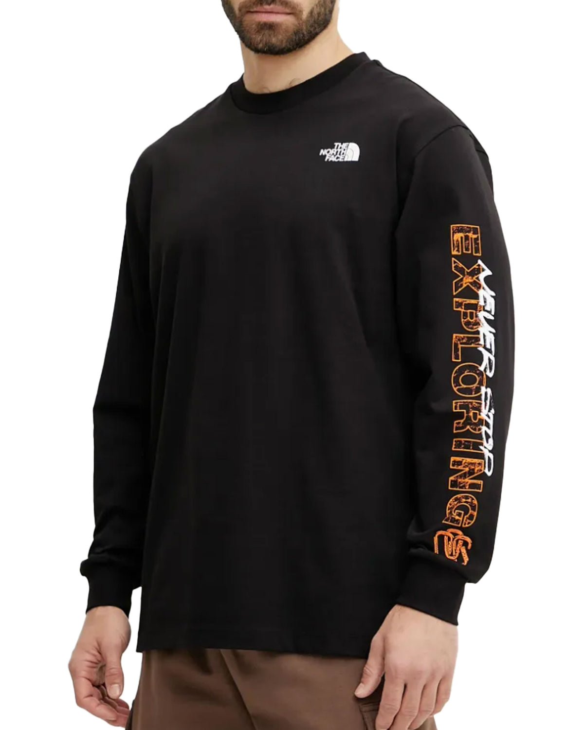 The North Face Unisex Ls Nse Oversized Black