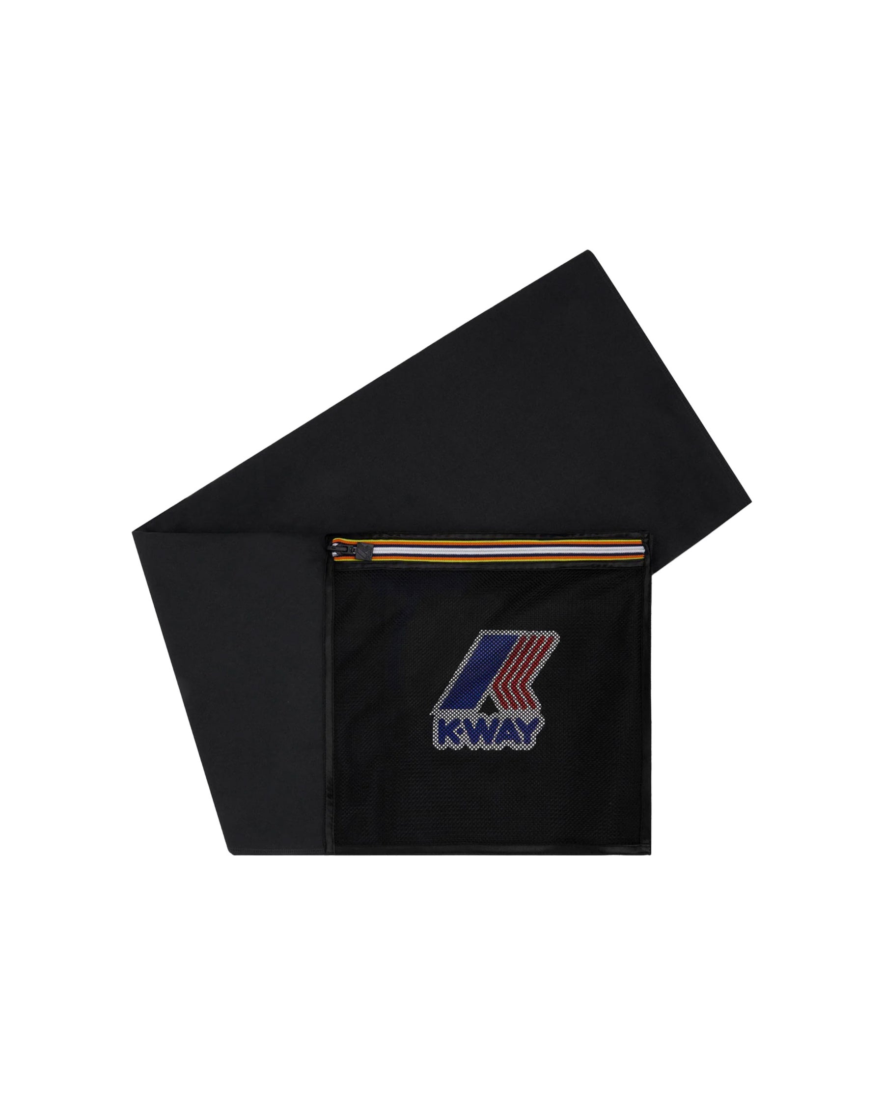 Telo Mare K-Way Le Vrai Microfibra Nero