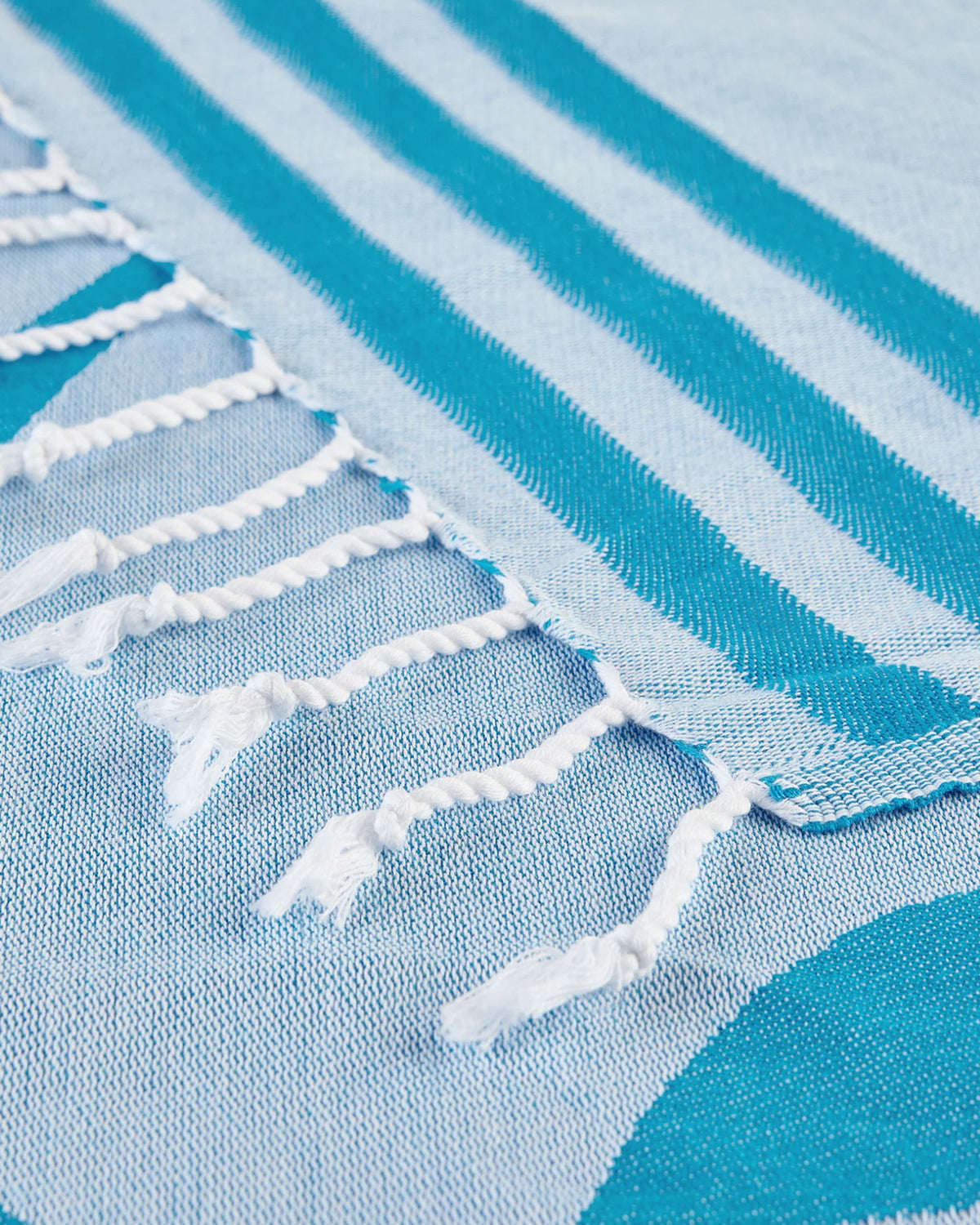 Telo Mare Sundek Big Logo Cotone Azzurro