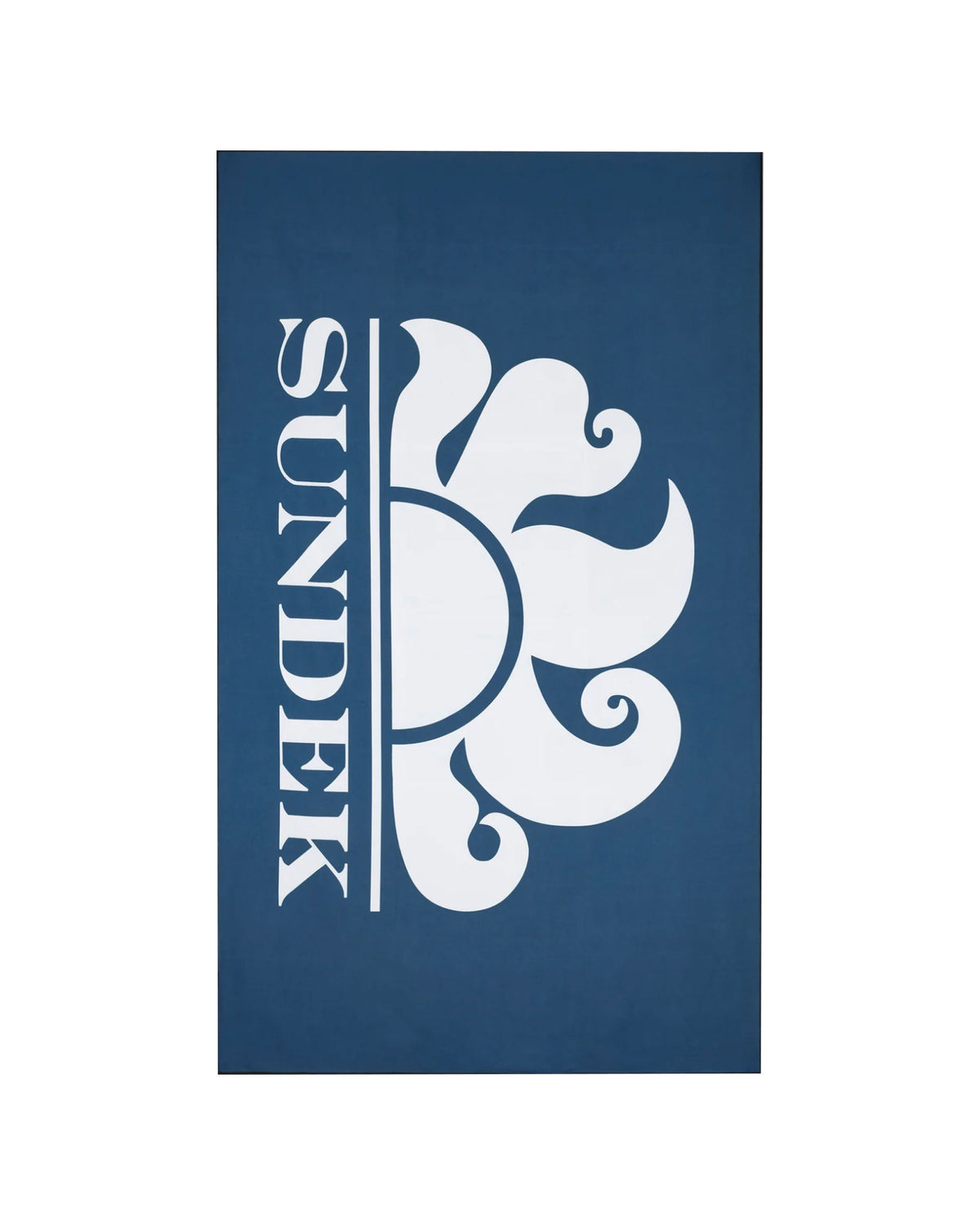 Telo Mare Sundek Big Logo Microfibra Blu