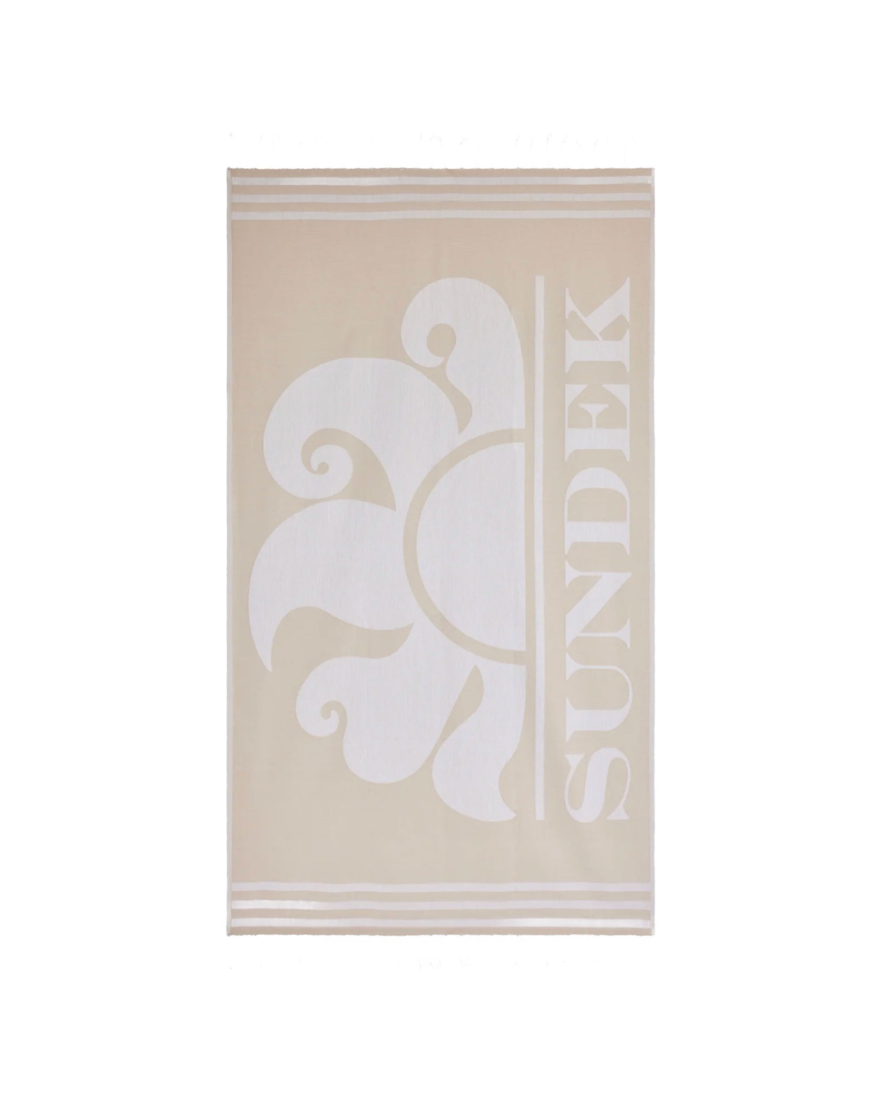 Telo Mare Sundek Big Logo Cotone Beige