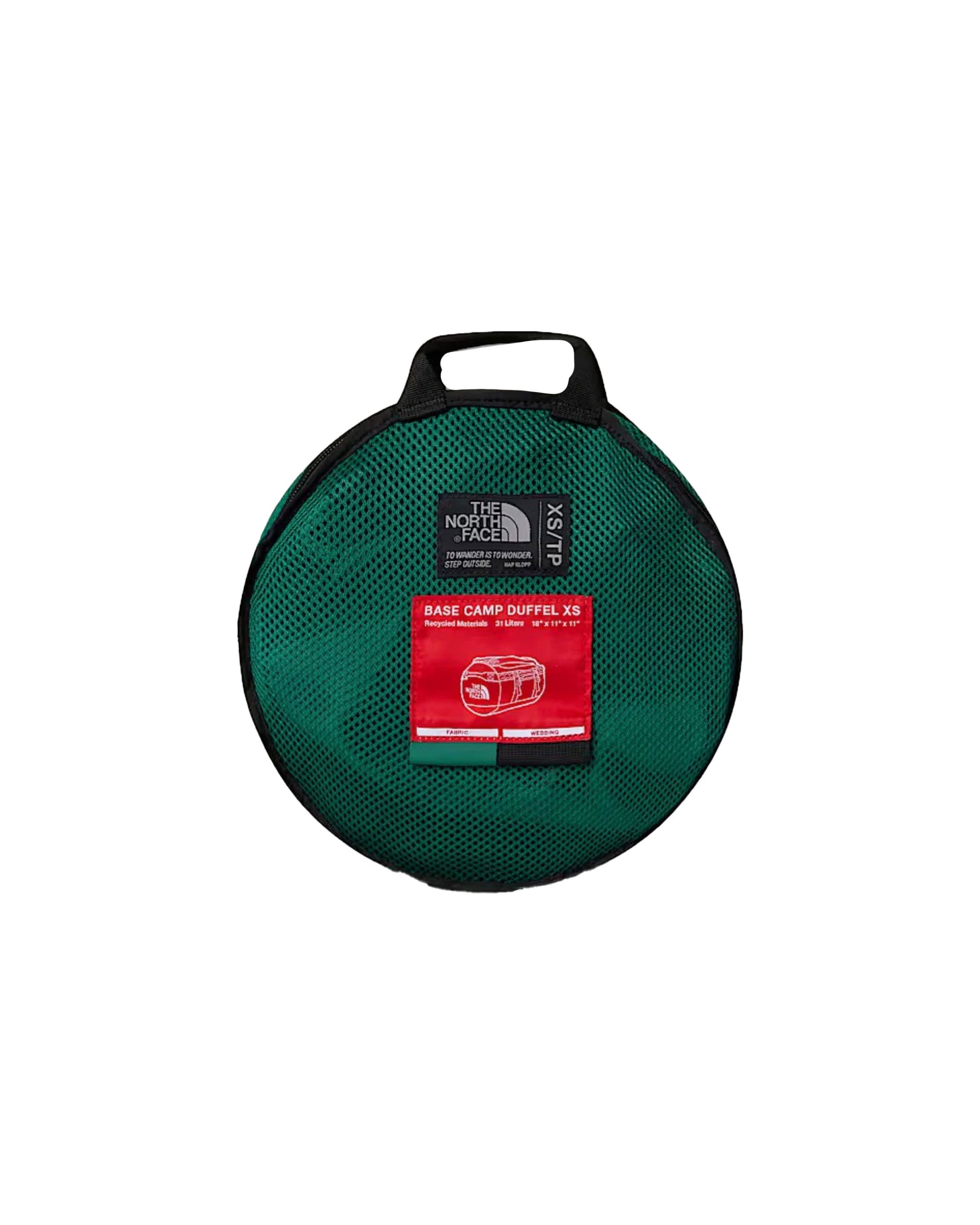 The North Face Base Camp Duffel-Xs Evergrn-Tnfblck