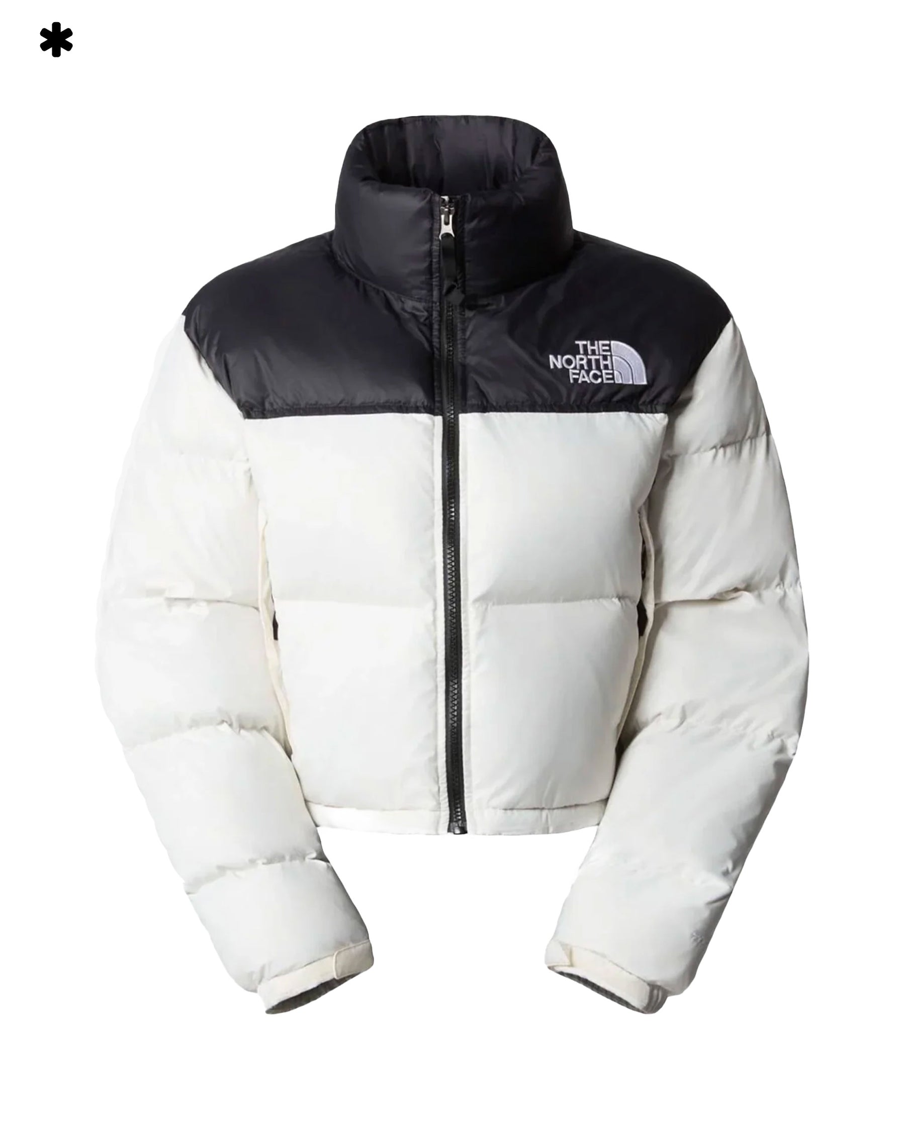The North Face Nuptse Short Jacket White-Black