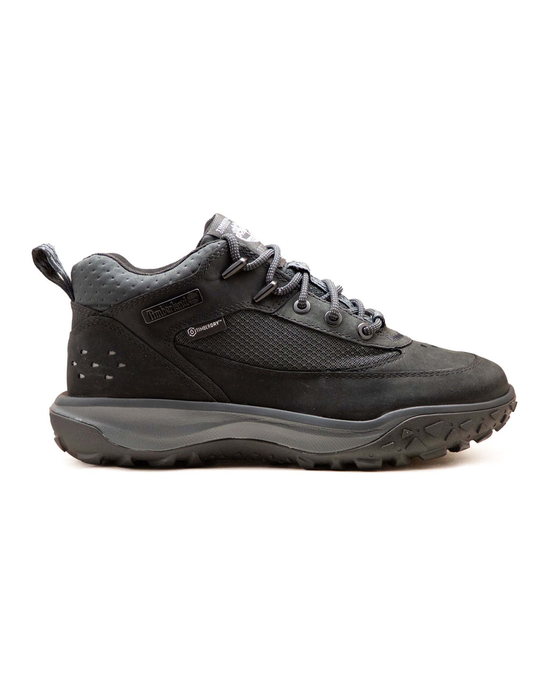 Timberland Motion 7 Mid Lace Up Waterproof Sneaker Black Nubuck