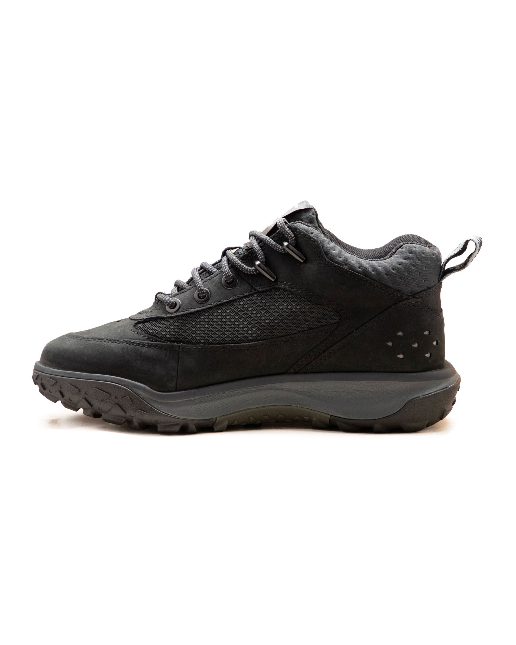 Timberland Motion 7 Mid Lace Up Waterproof Sneaker Black Nubuck