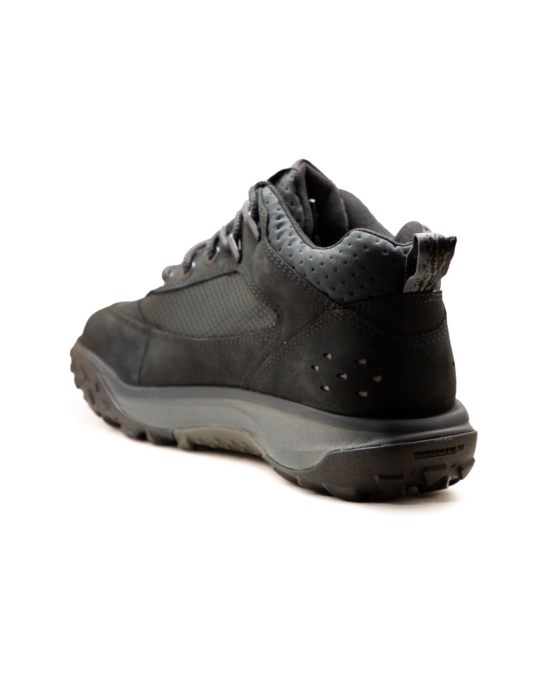 Timberland Motion 7 Mid Lace Up Waterproof Sneaker Black Nubuck
