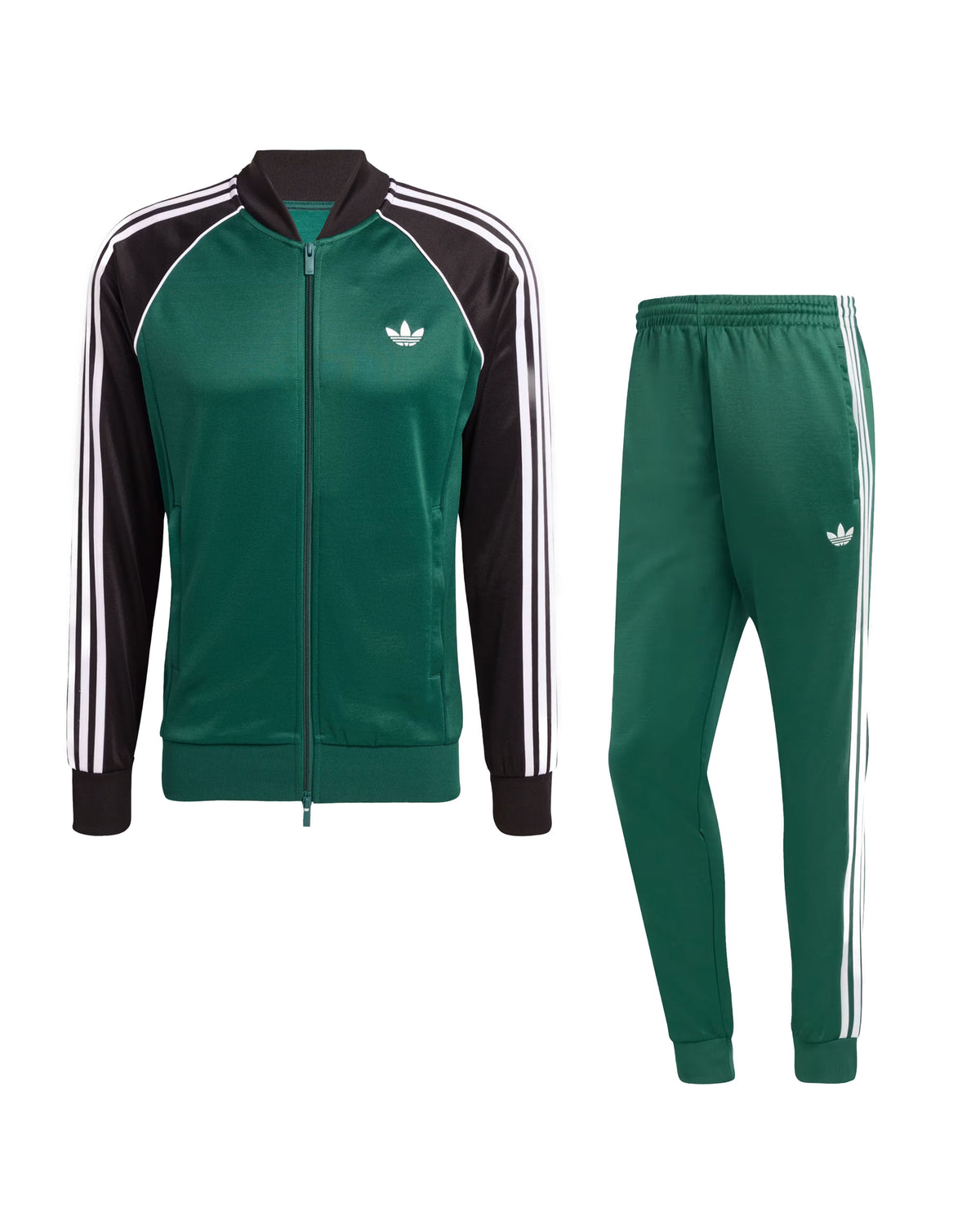 Tuta Uomo Adidas Superstar Verde Nero