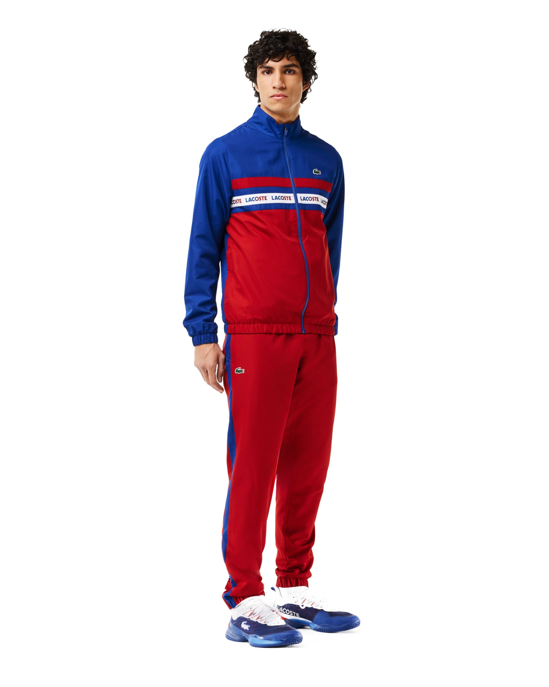 Tuta Uomo Lacoste Rosso Royal