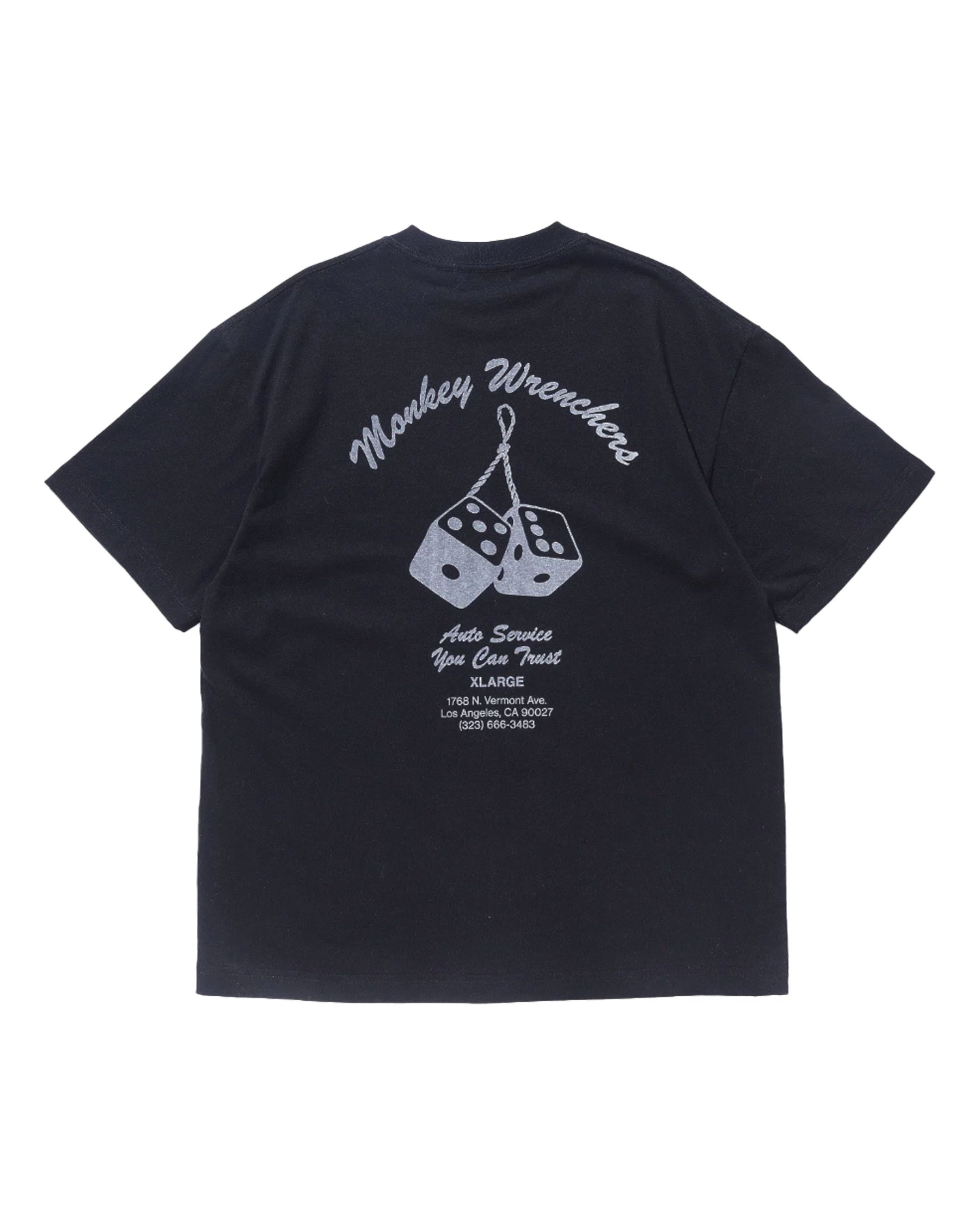 XLARGE Monkey Wrenchers Tee Nero