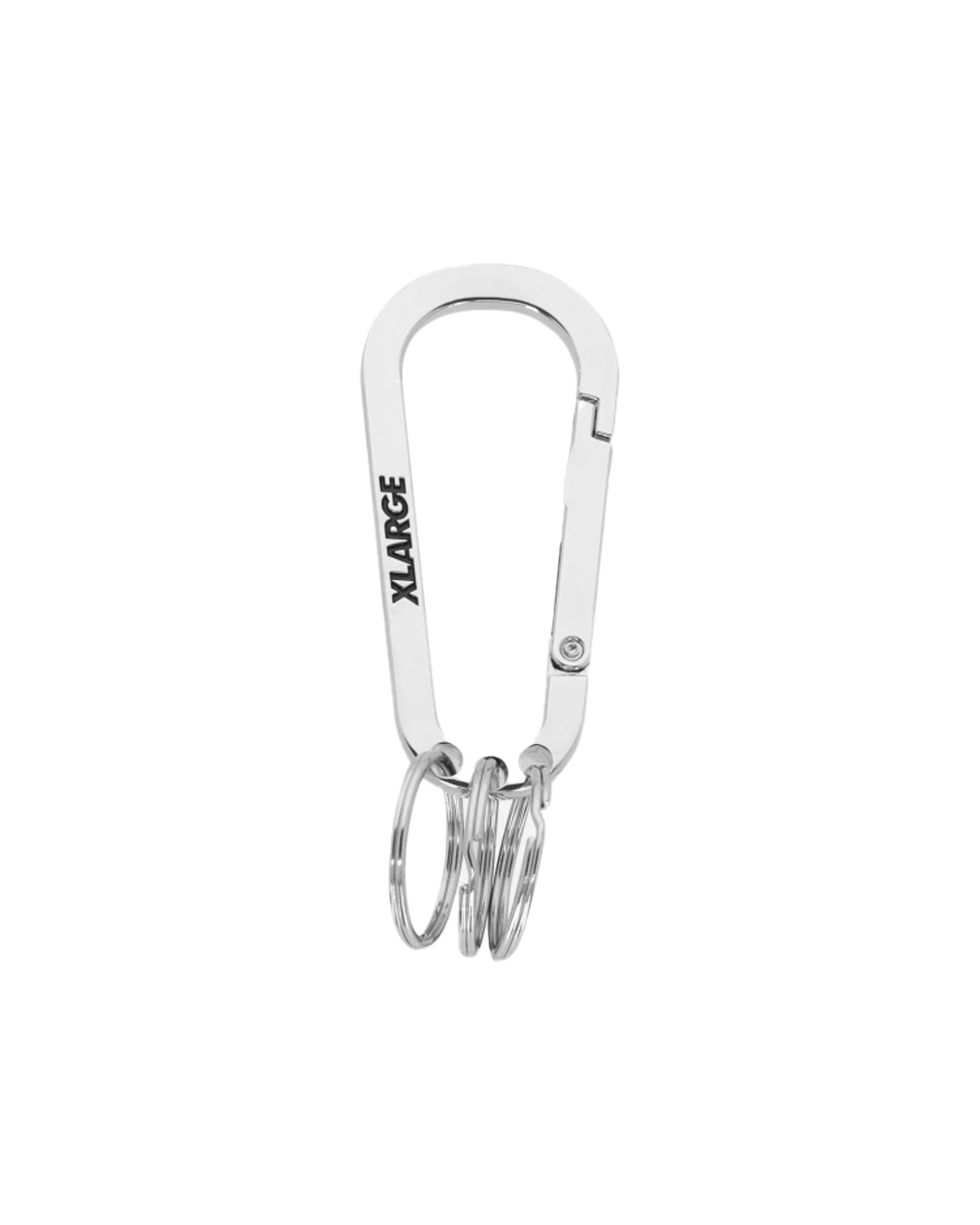 XLARGE Slanted Lg Keyring Carabiner Silver