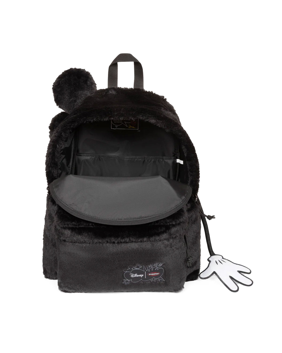 Eastpak x Disney Padded Pak'r Authentic Original Mickey Fuzzy Backpack
