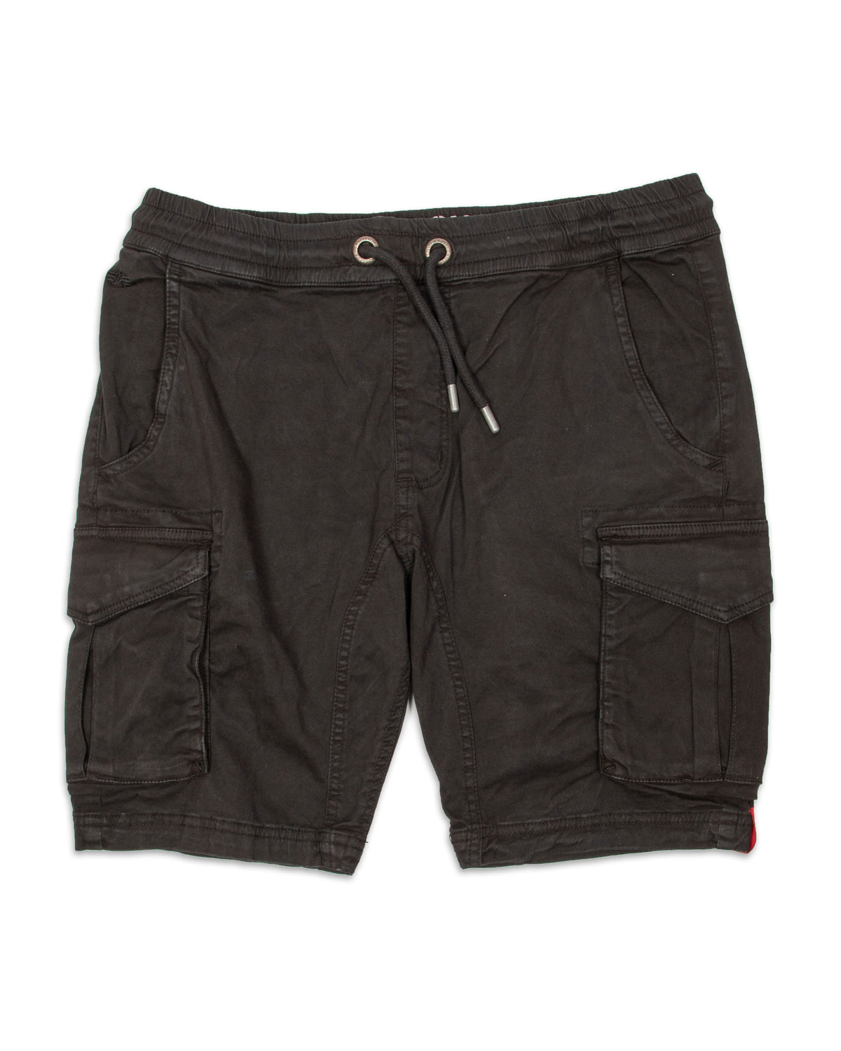 Bermuda Uomo Alpha Industries Cotton Twill Jogger Nero