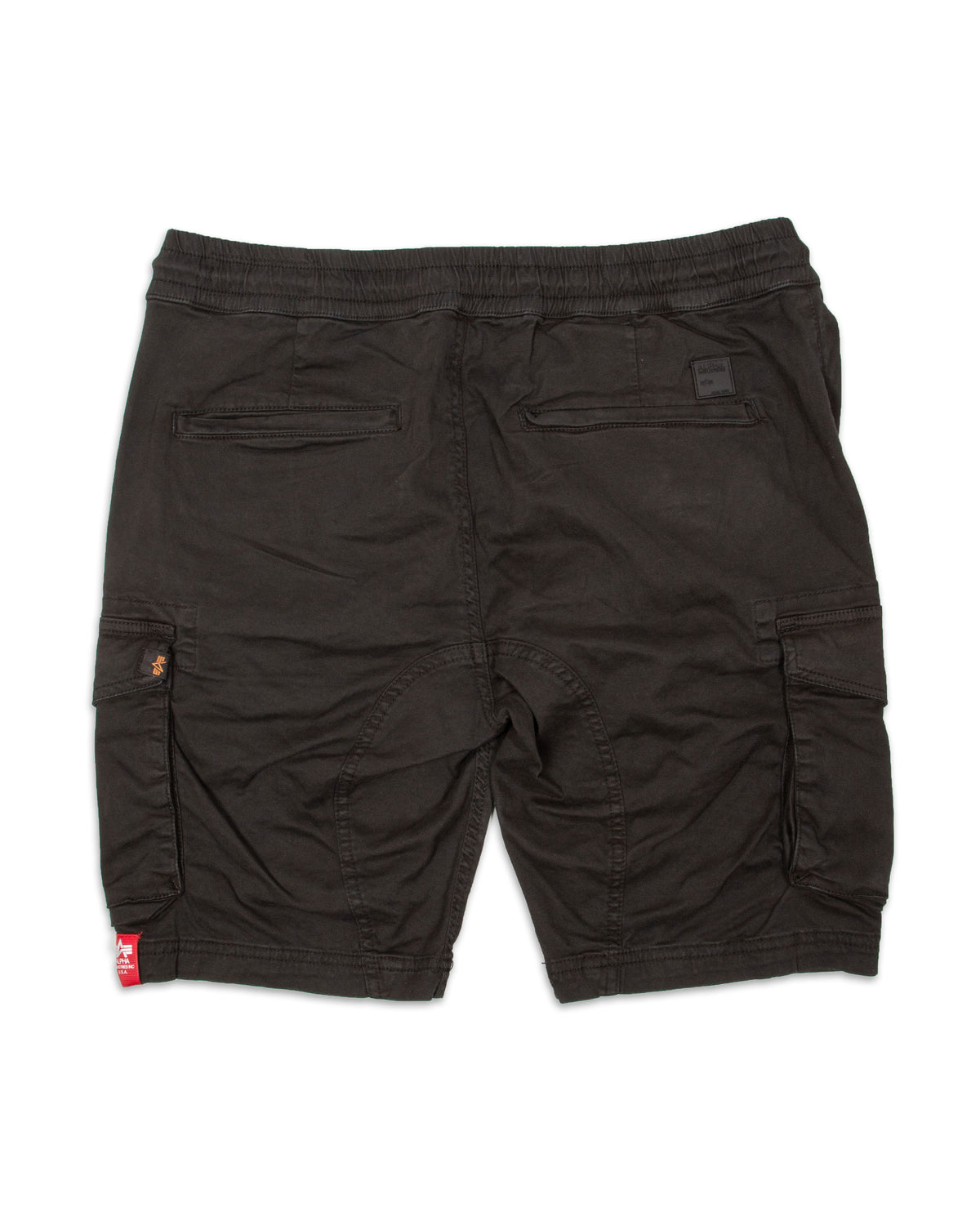 Bermuda Uomo Alpha Industries Cotton Twill Jogger Nero