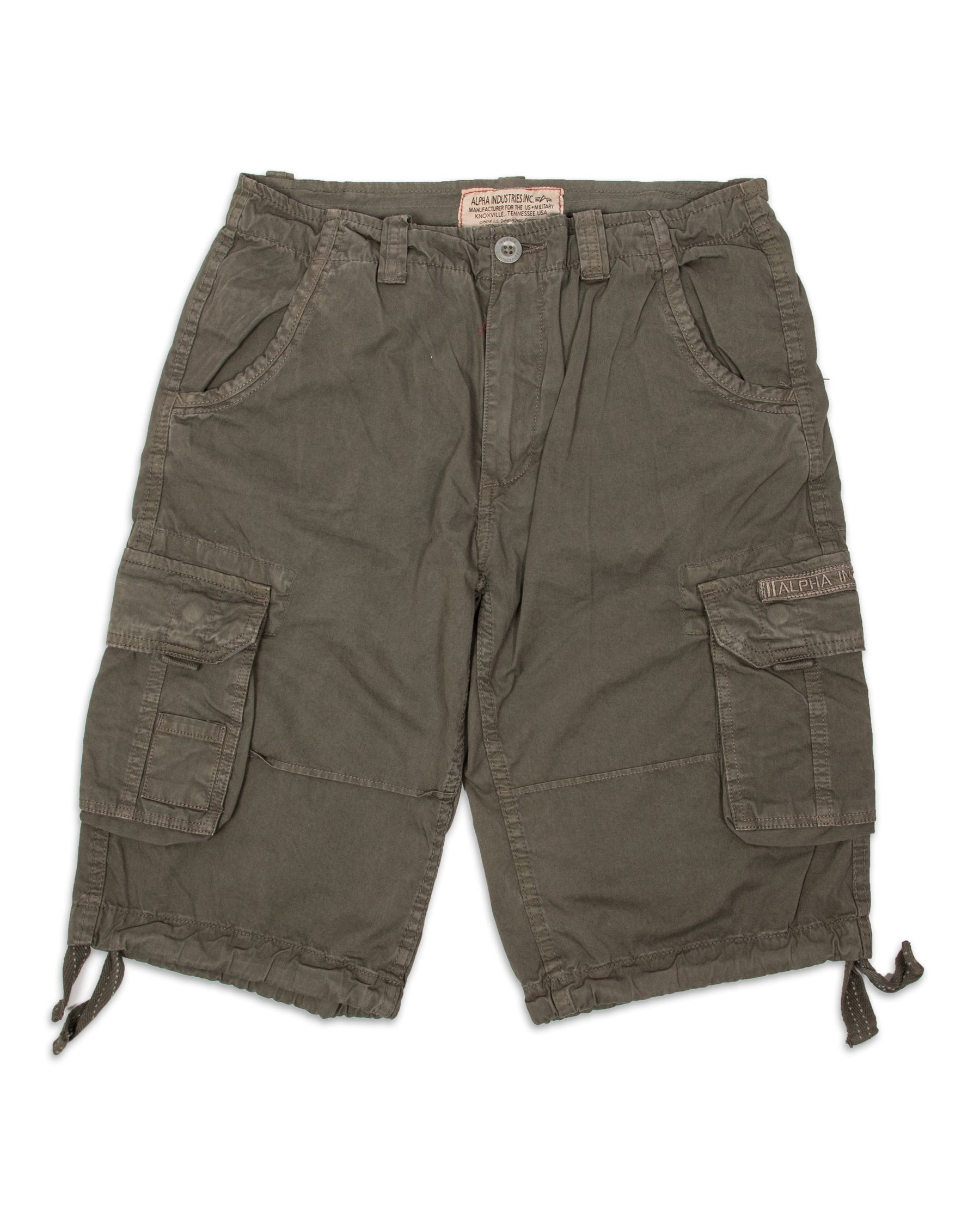 Man Short Alpha Industries Jet Short Cargo Grey