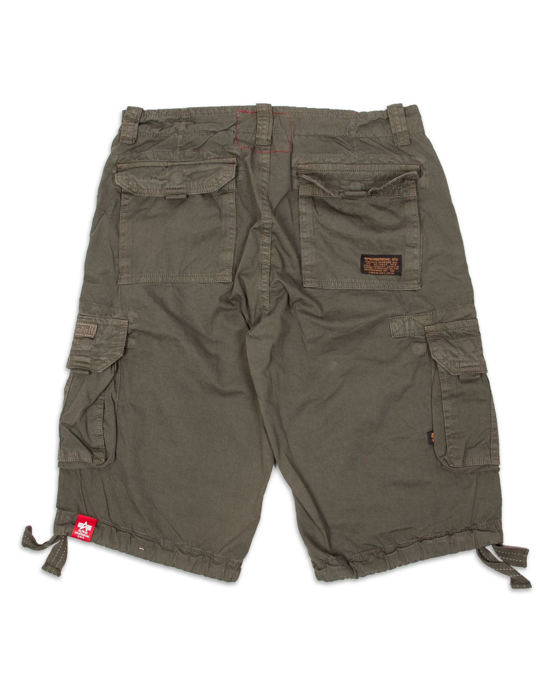 Man Short Alpha Industries Jet Short Cargo Grey