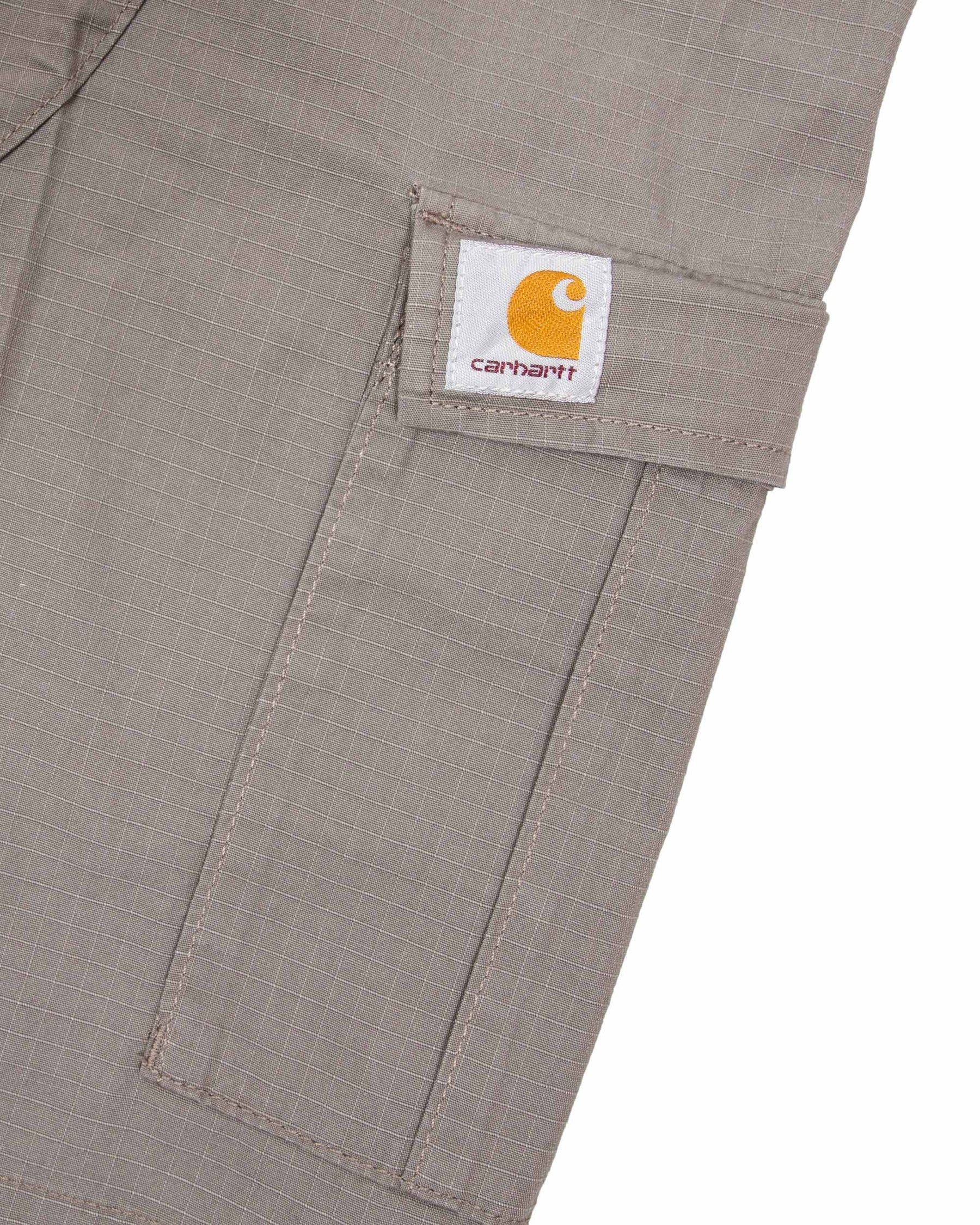 Carhartt Wip Aviation Short Anchor Rinsed Grigio