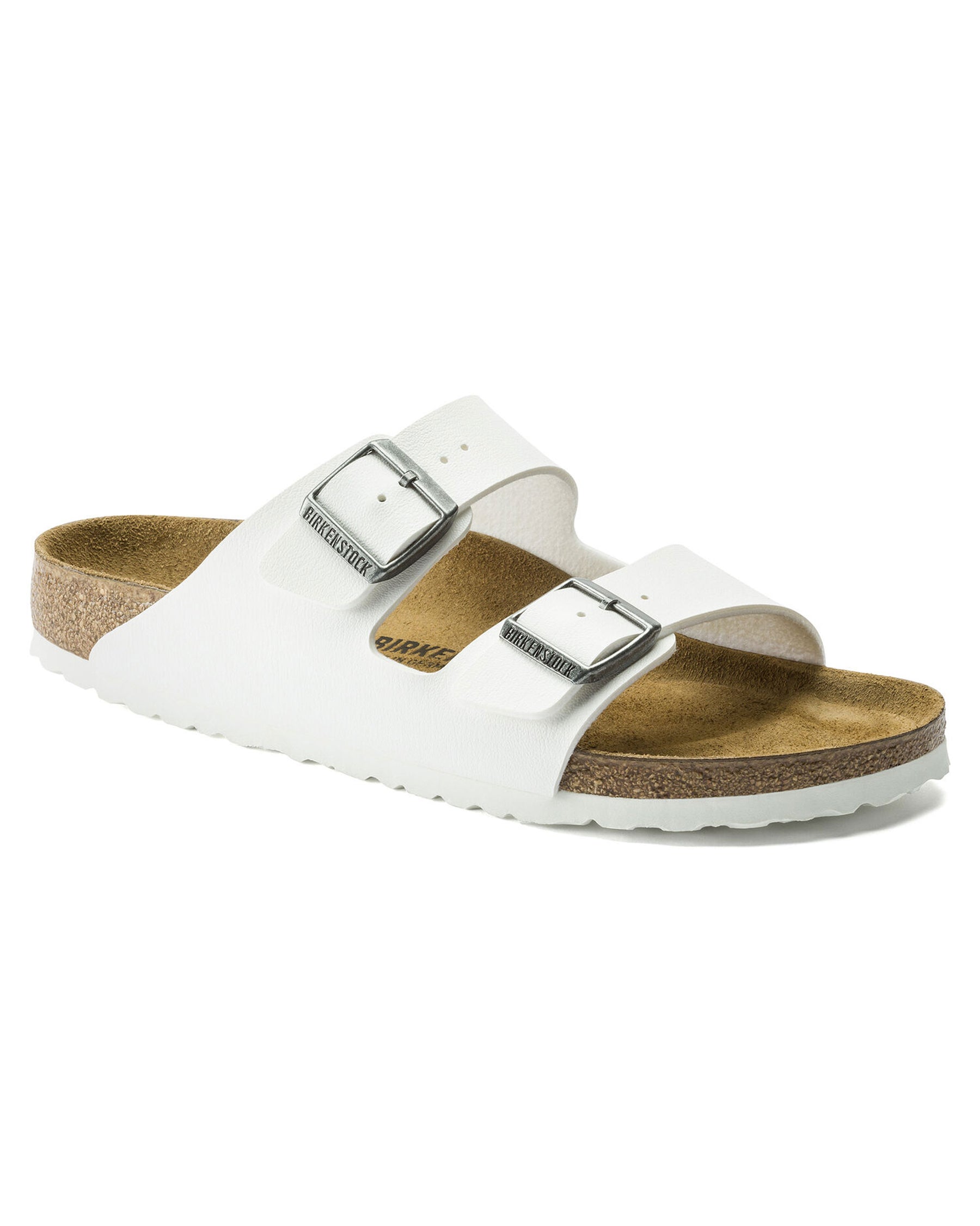Birkenstock Arizona White Slim Fit