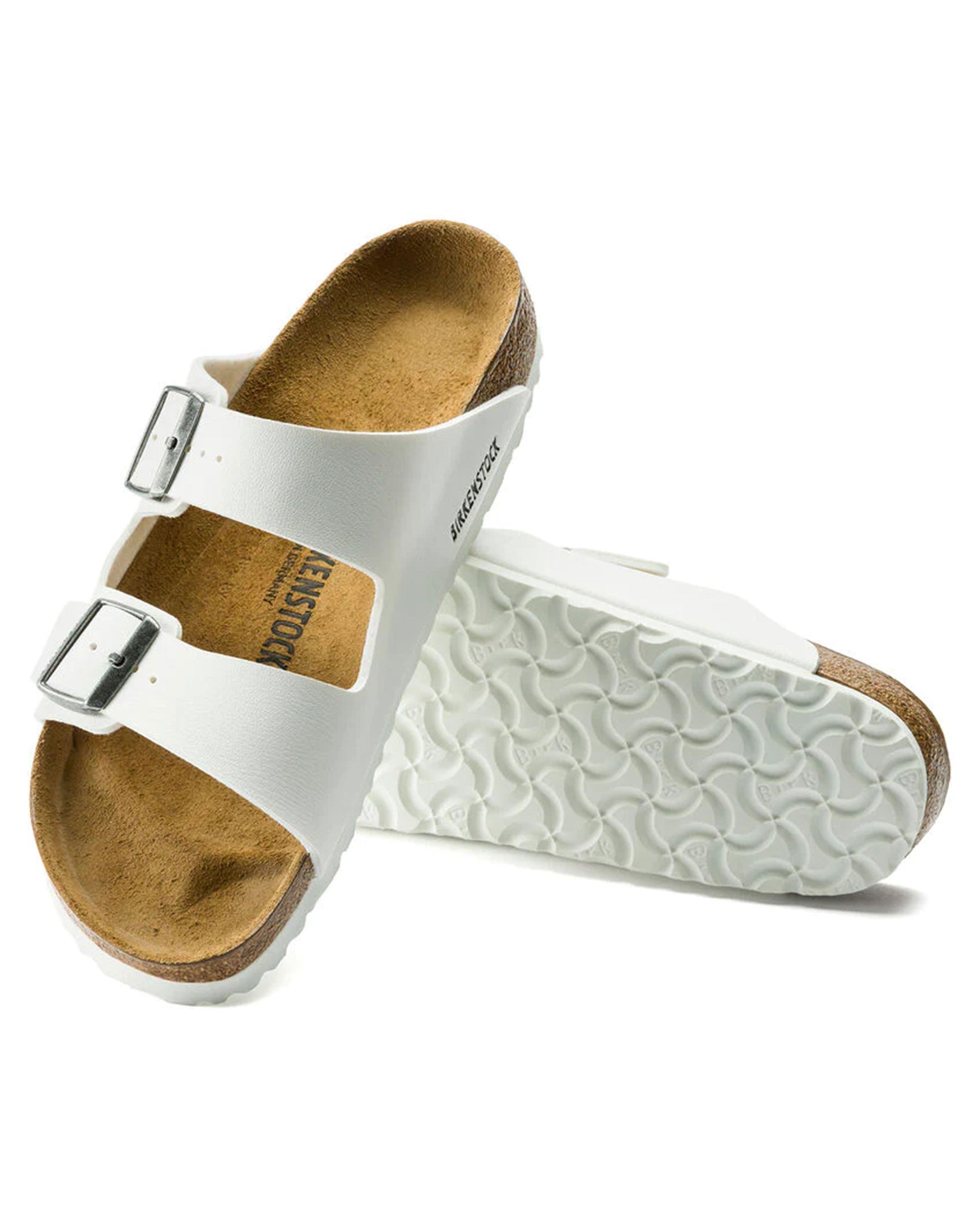 Birkenstock Arizona White Slim Fit