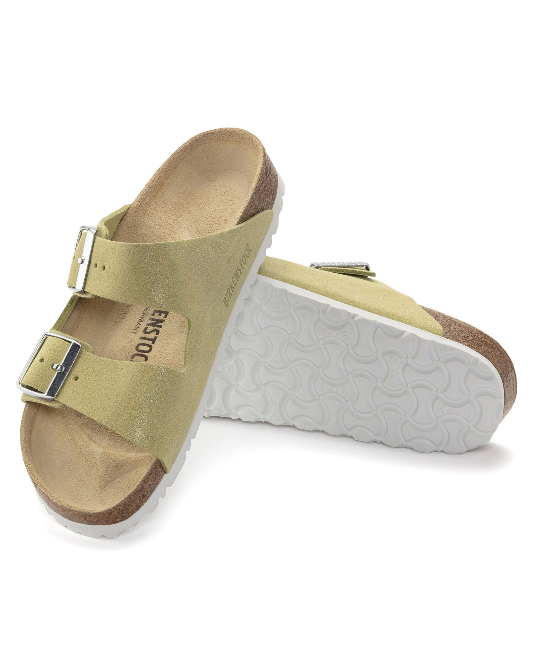 Birkenstock Arizona Shimmering Popcorn Slim Fit