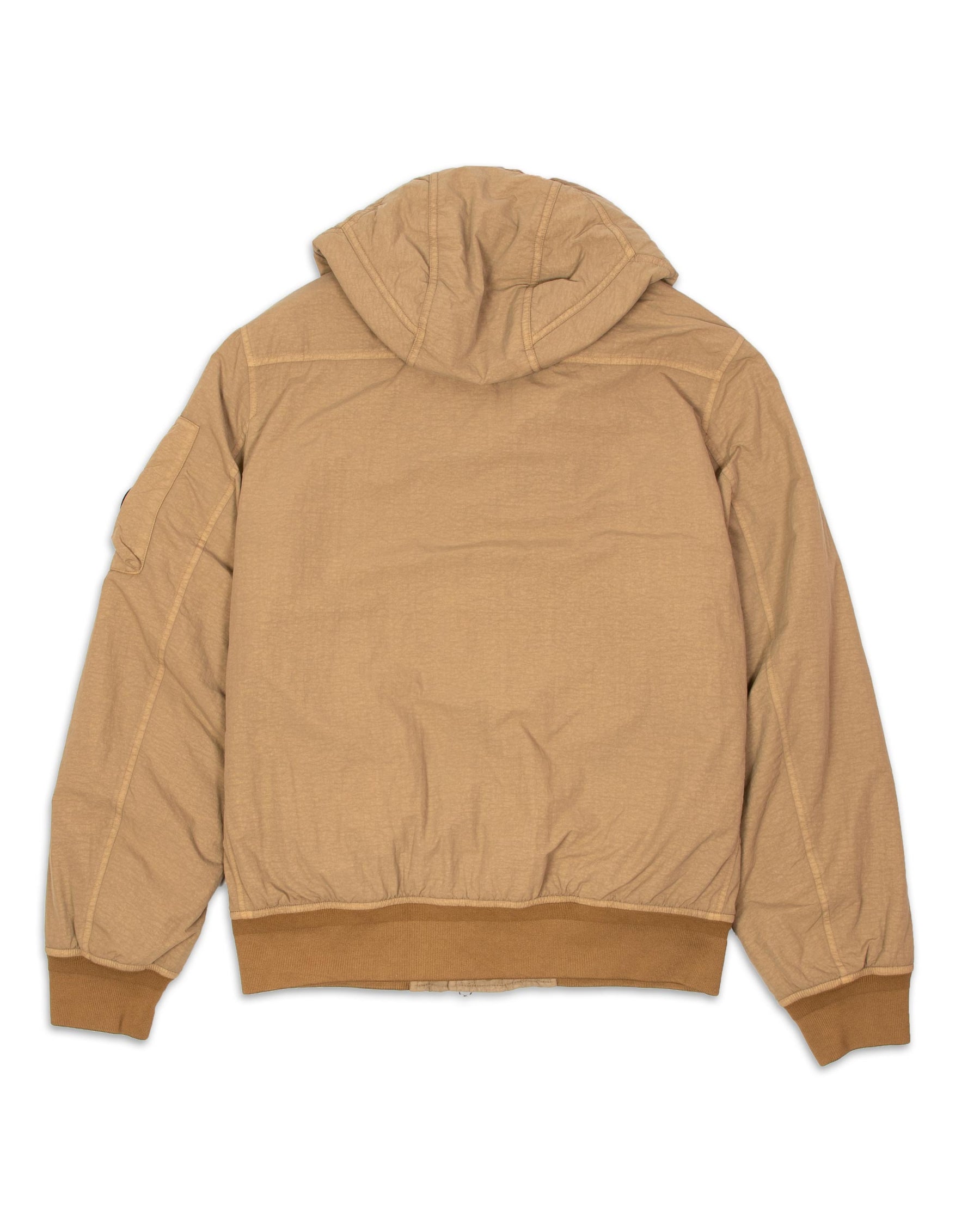 Bomber CP Company Flatt Nylon Short Jacket Beige