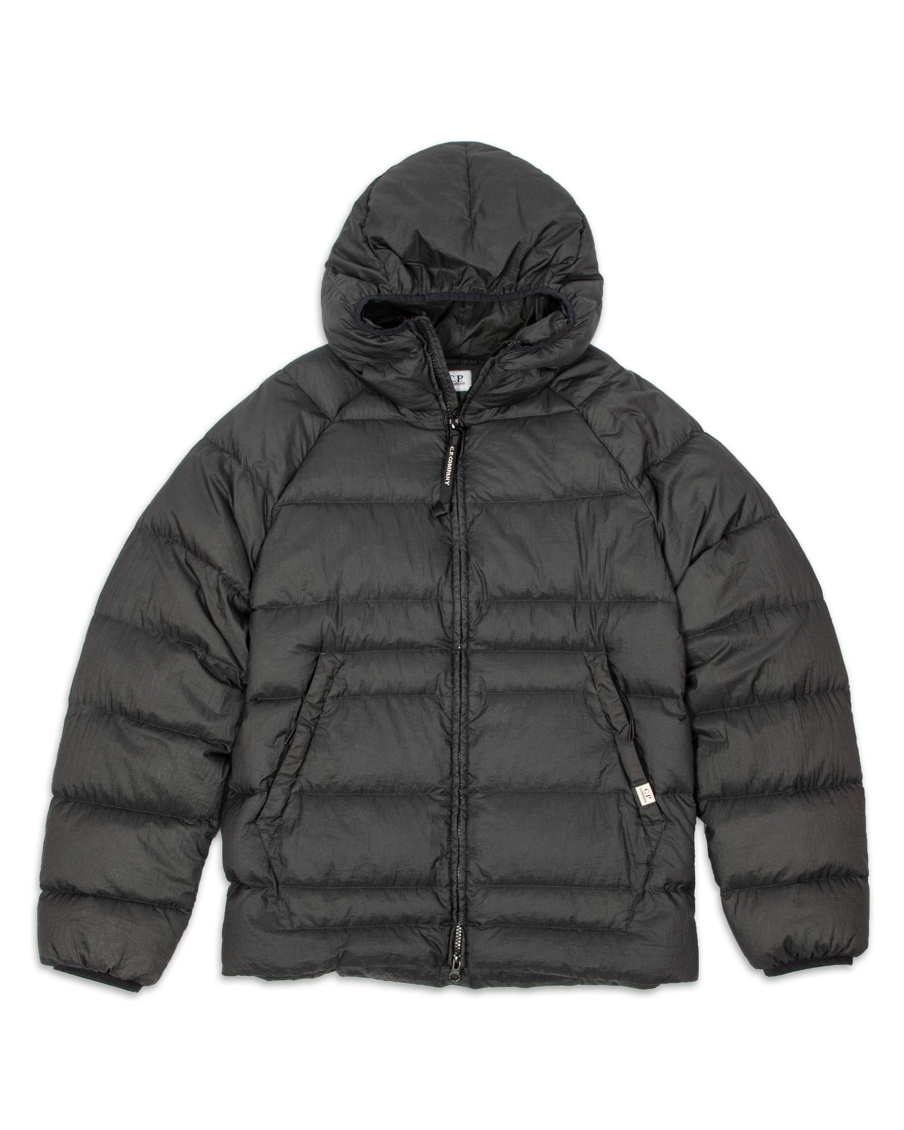 Bomber CP Company Nylon Hooded Jacket Grigio