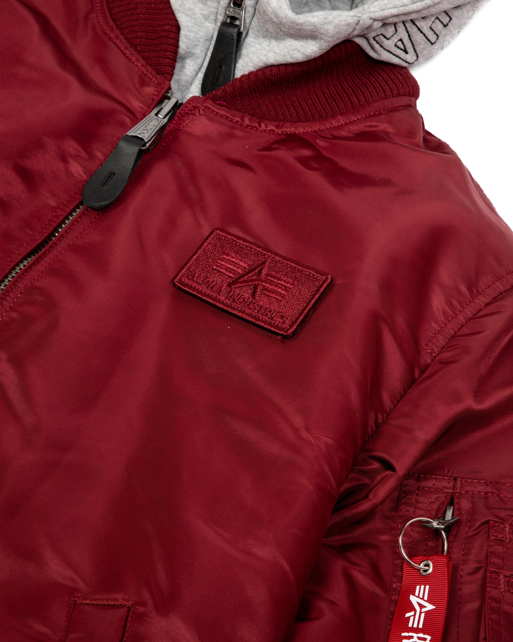 Bomber MA-1 D-Tech Felpa Bordeaux 183110-184
