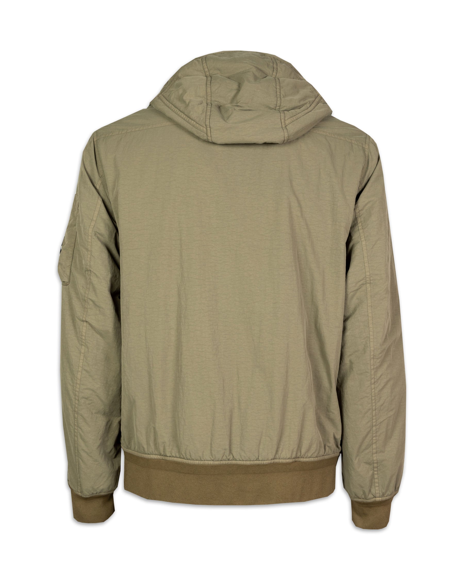Bomber CP Company Flatt Nylon Short Jacket Verde Militare