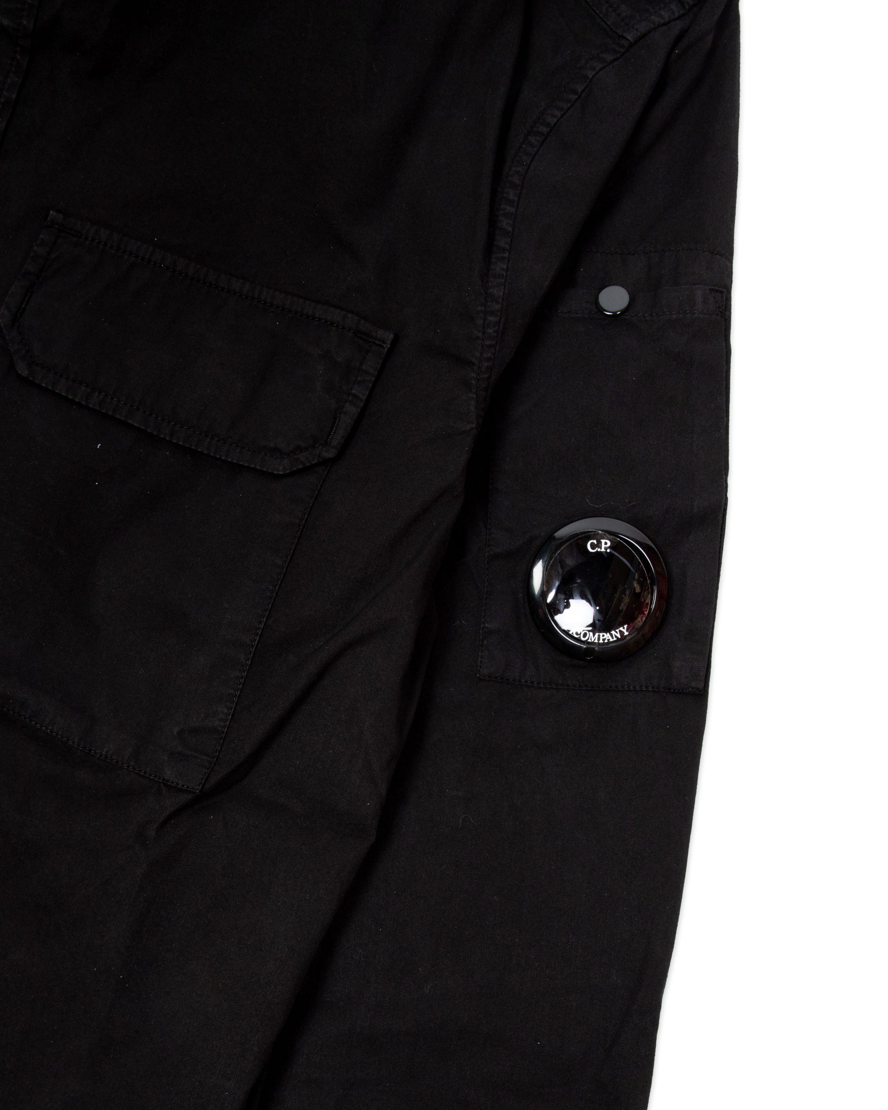 Camicia Gabardine Utility Shirt Nero 12CMSH088A-002824G-999