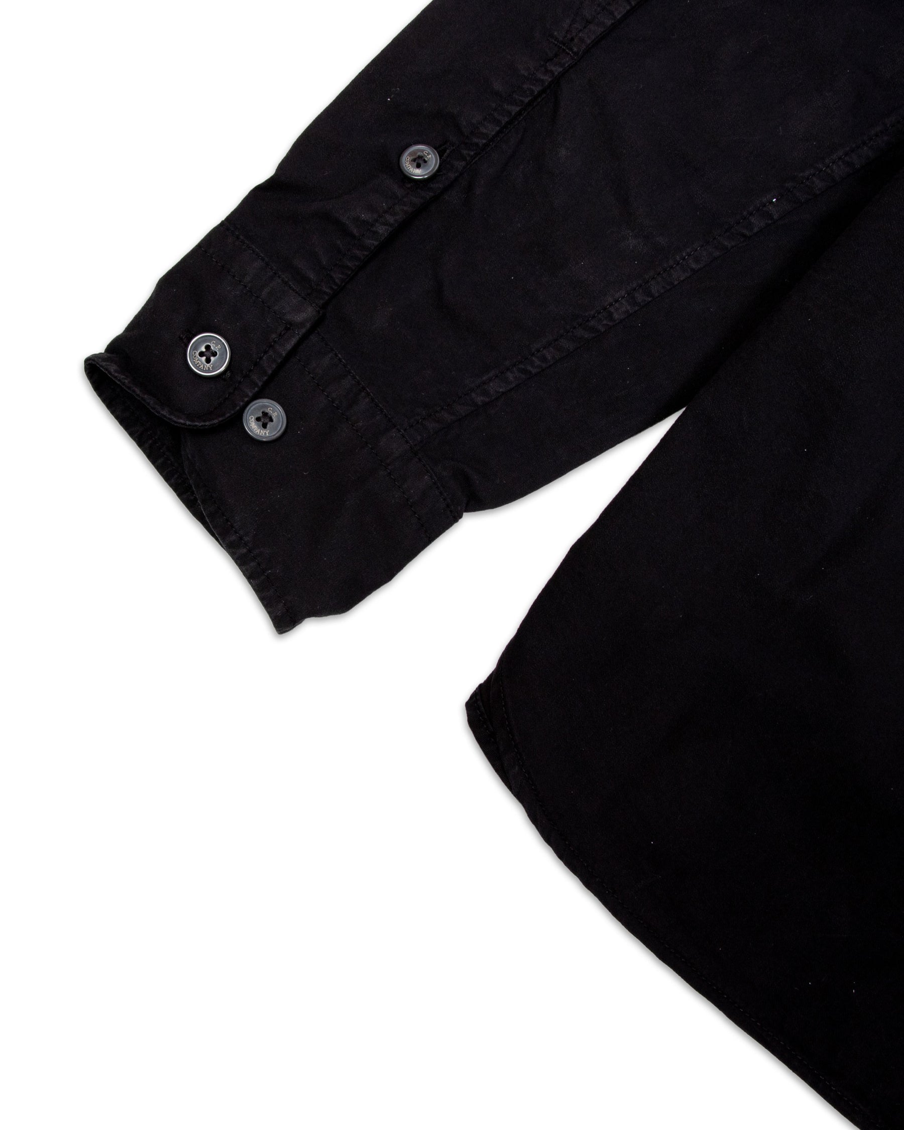 Camicia Gabardine Utility Shirt Nero 12CMSH088A-002824G-999