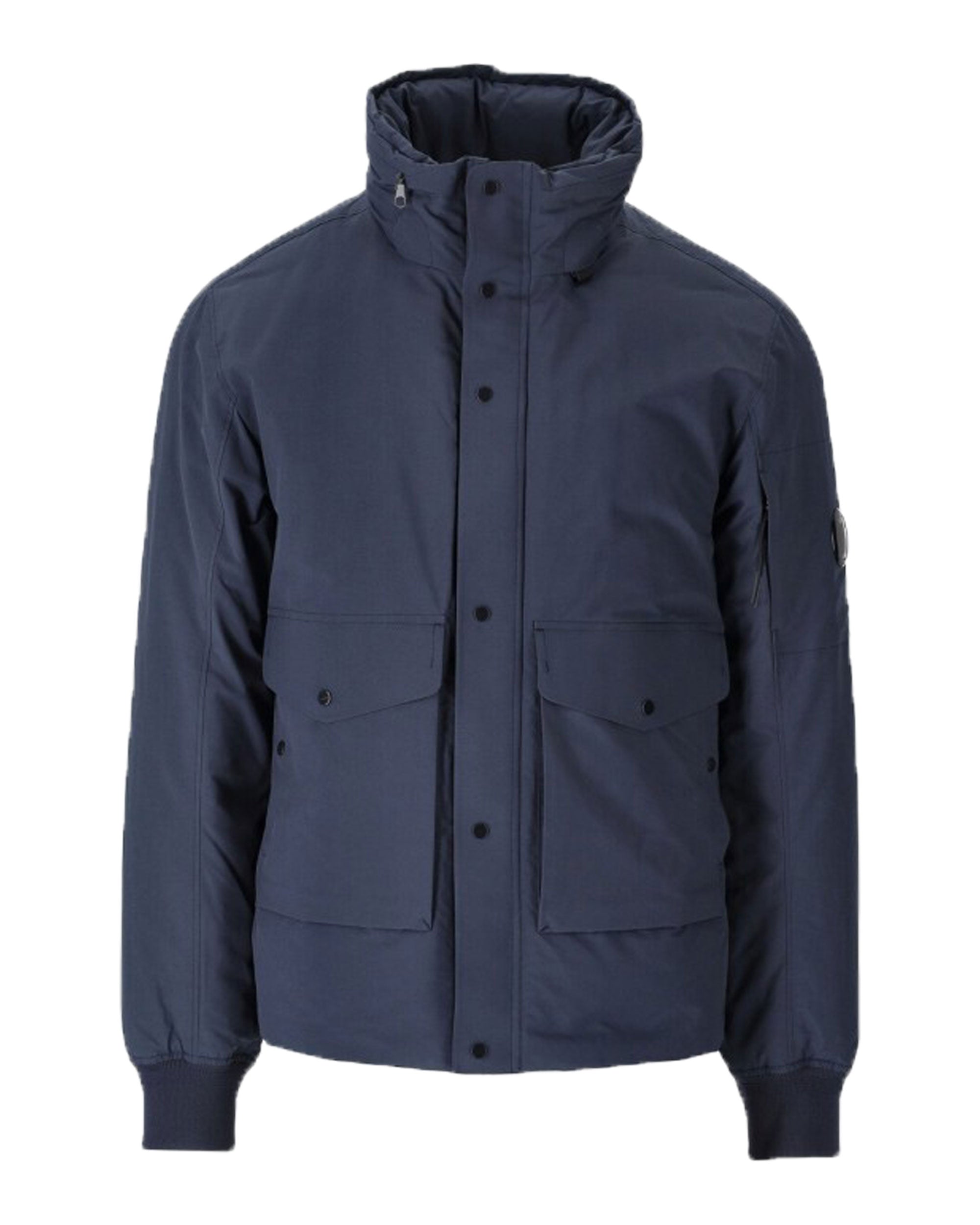 CP Company Outwear Short Jacket in Micro M Total Eclipse