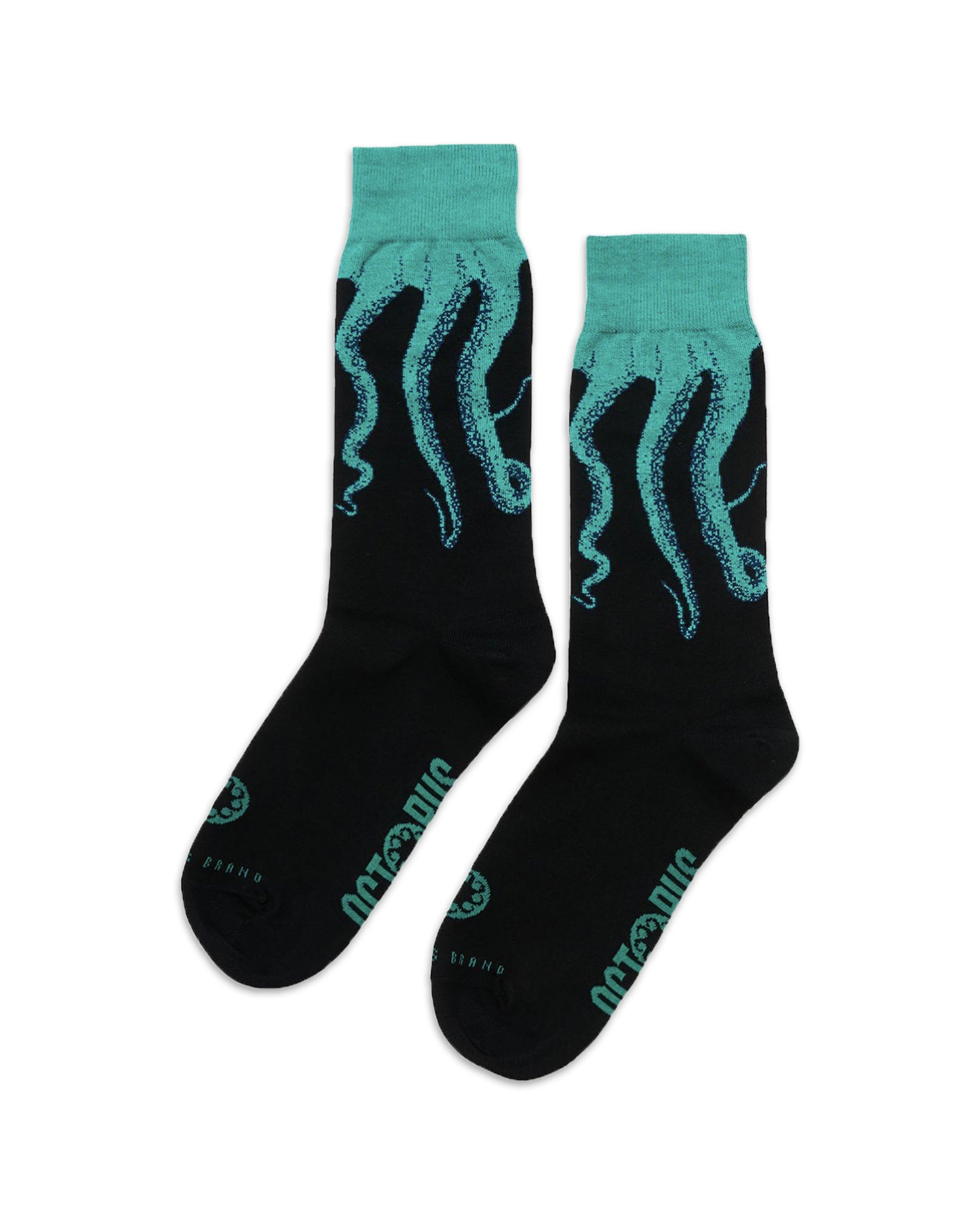 22SOSX01-BLACKGREEN - Calzini - OCTOPUS