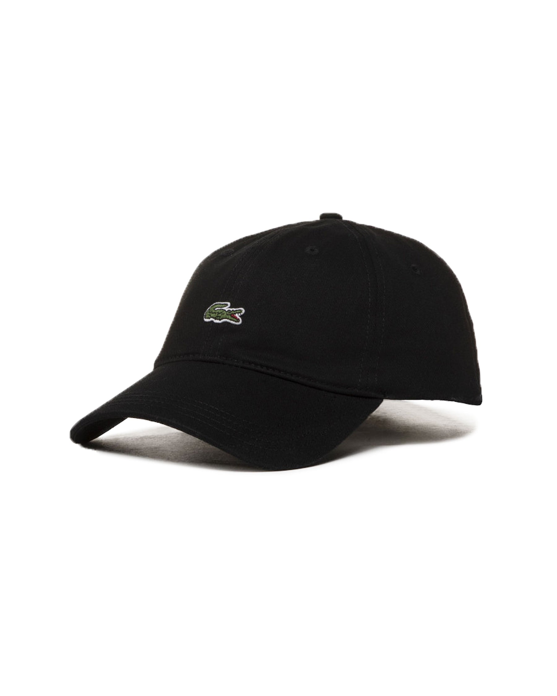 Cappellino Visiera Curva Lacoste Nero