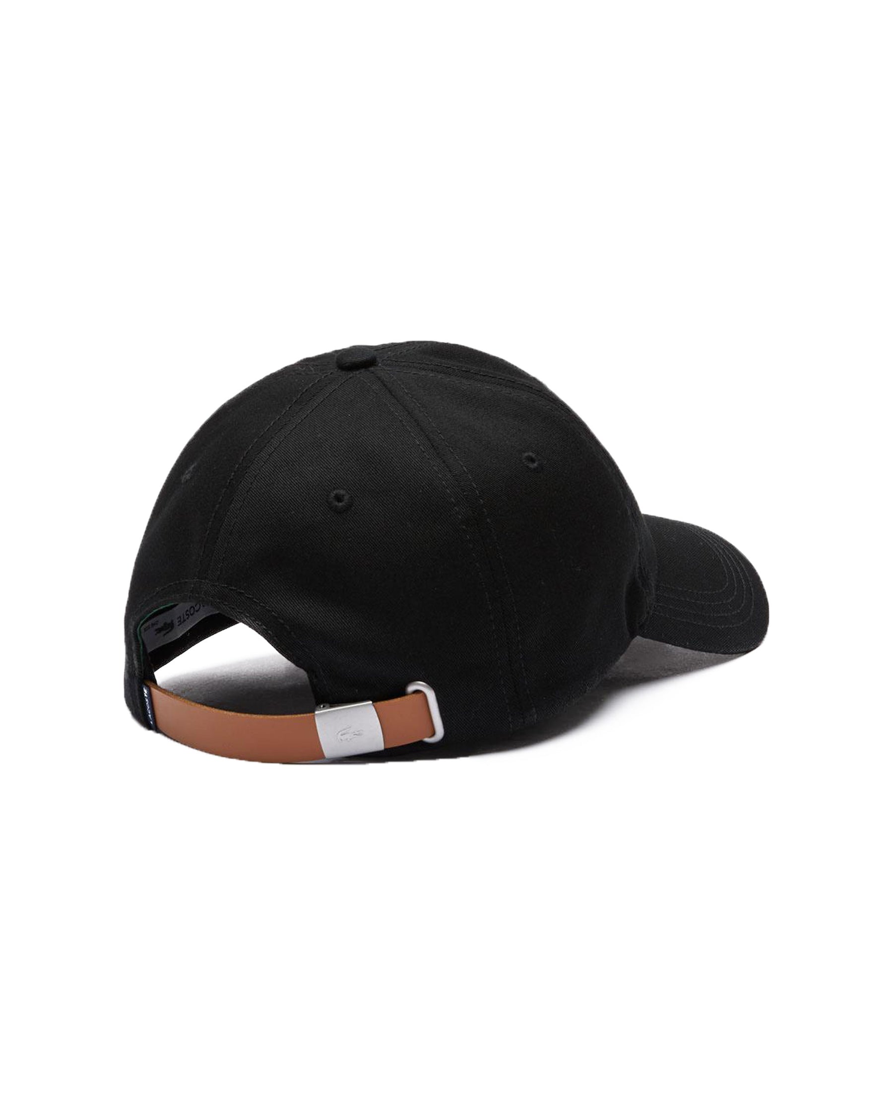 Cappellino Visiera Curva Lacoste Nero
