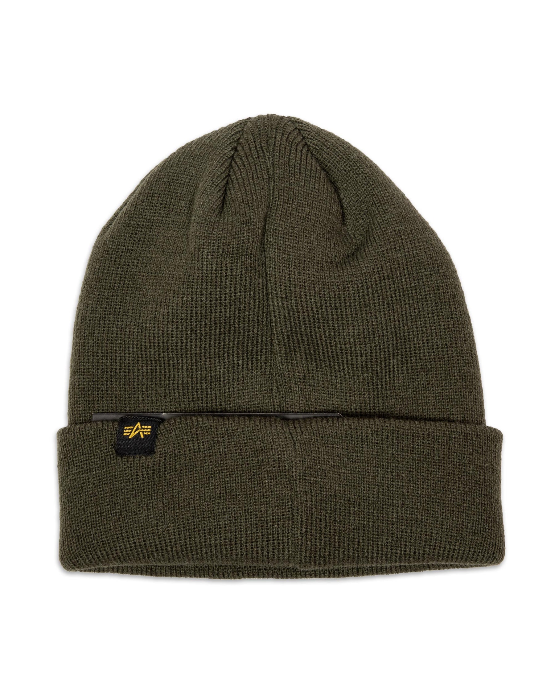 Cappello Beanie Alpha Industries Verde Militare 128924-257